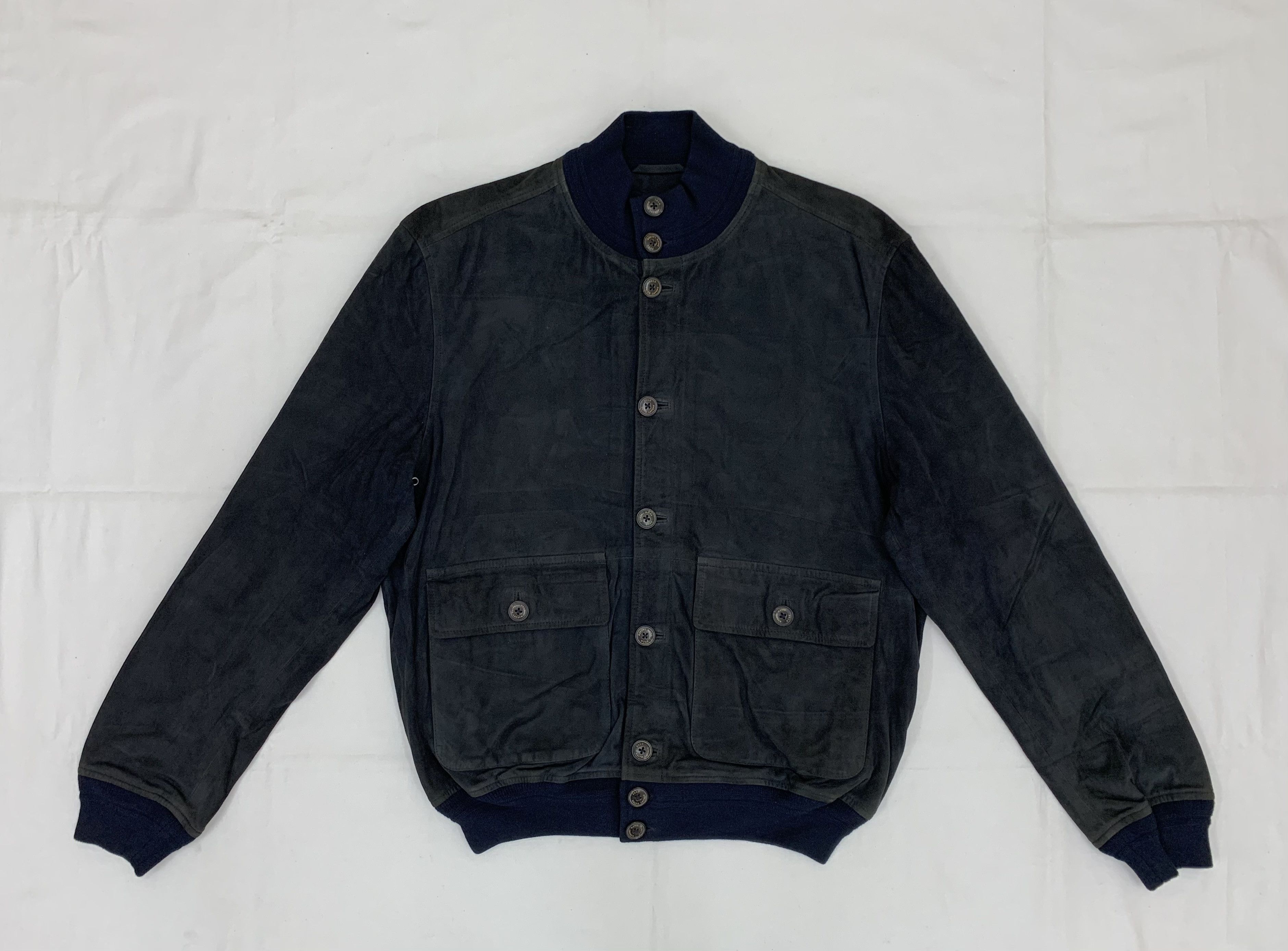 Polo Ralph Lauren Suede Bomber Jacket RL Casual Jacket M