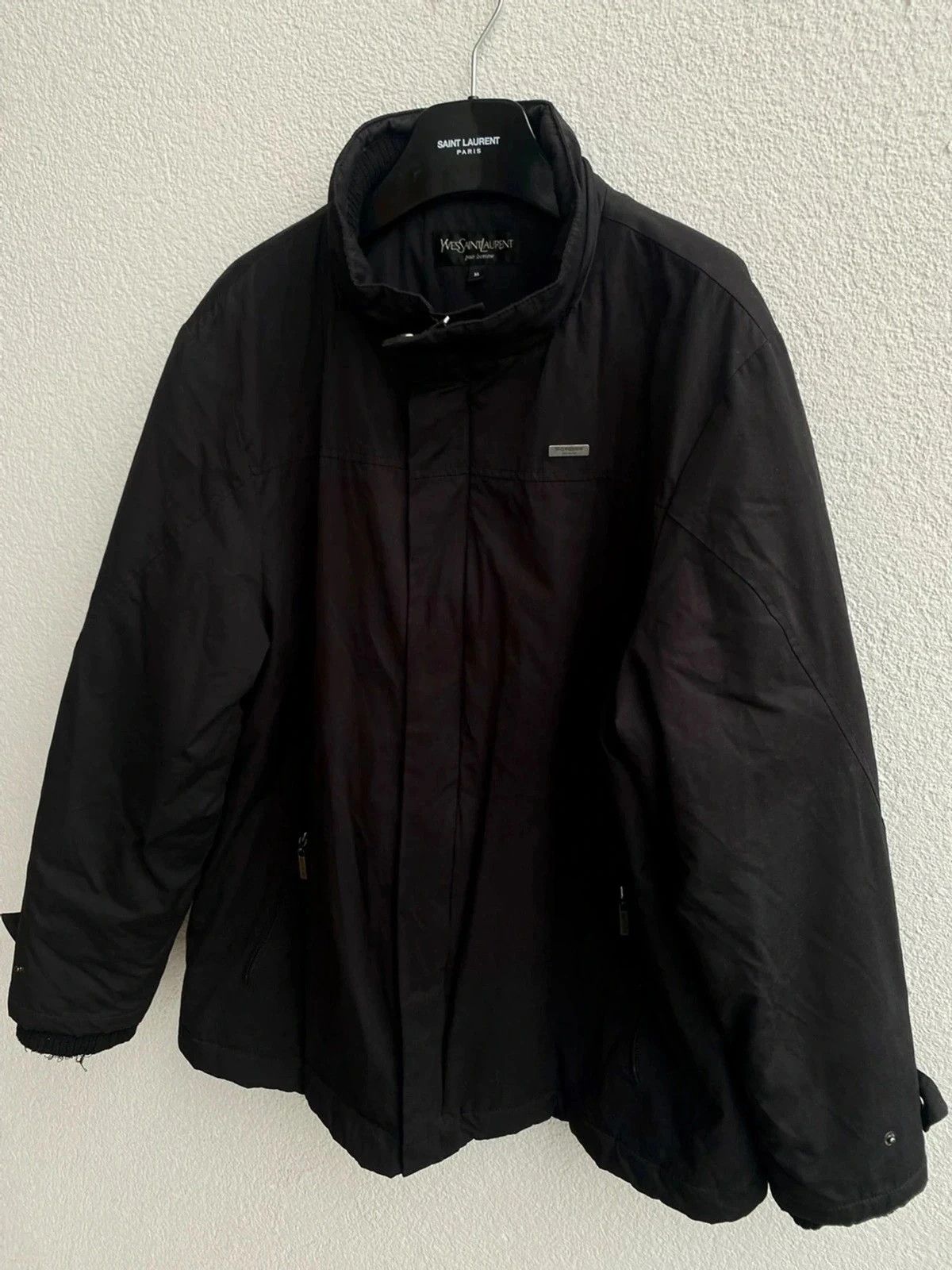 Yves Saint Laurent Warm YSL Jacket Parka Black Winter Size US M / EU 48-50 / 2 - 12 Thumbnail
