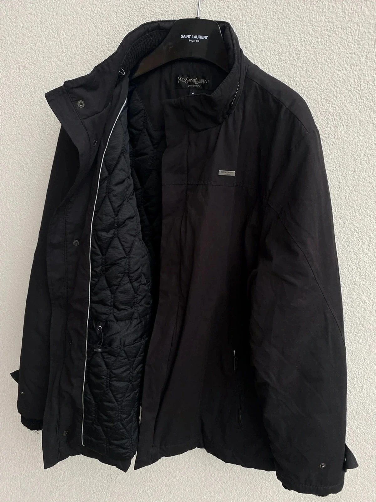 Yves Saint Laurent Warm YSL Jacket Parka Black Winter Size US M / EU 48-50 / 2 - 16 Thumbnail