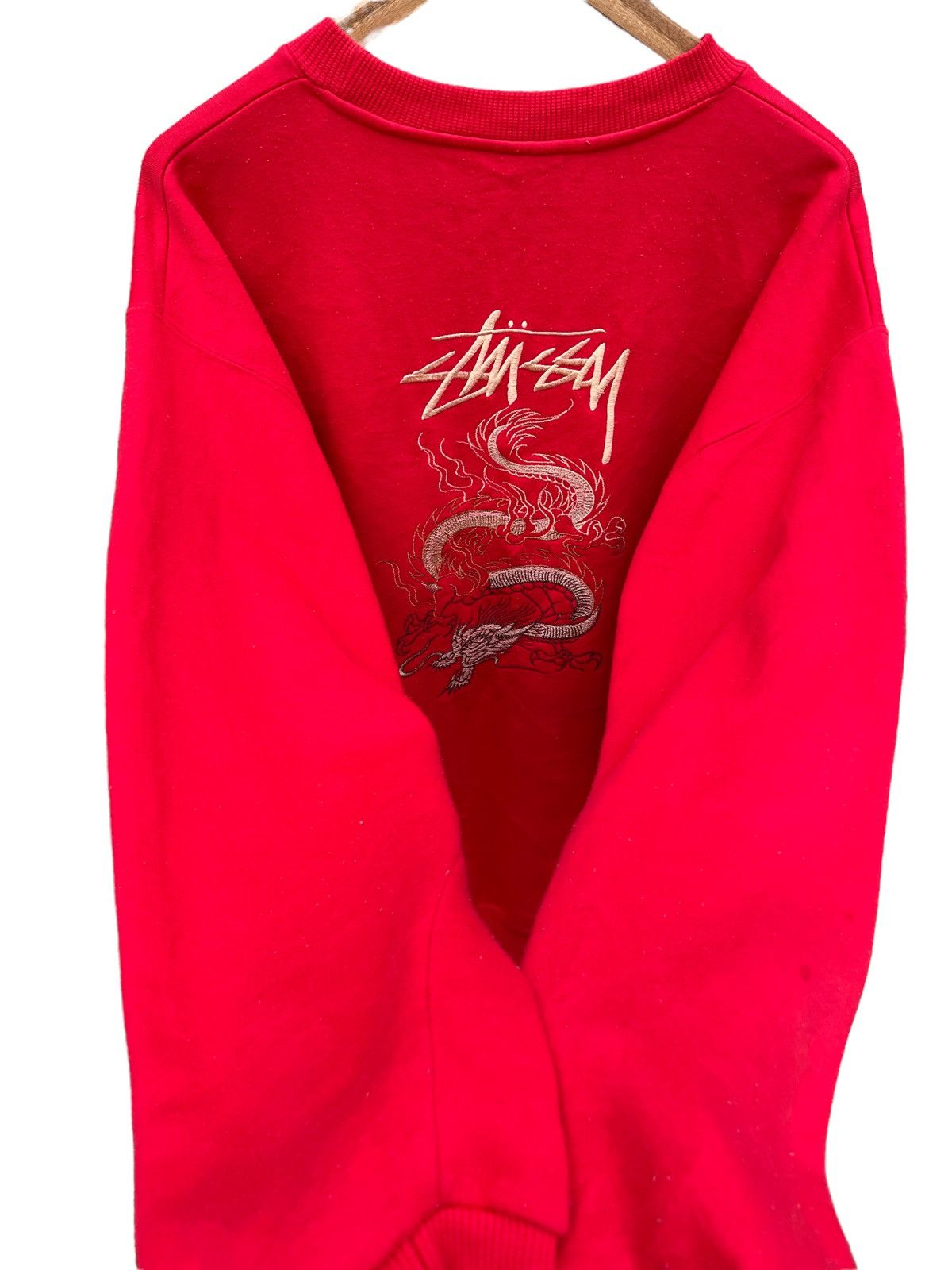 Stussy VTG Stussy Dragon Fly Embroidered Sweatshirt 🔥 Very RARE Size US L / EU 52-54 / 3 - 7 Thumbnail