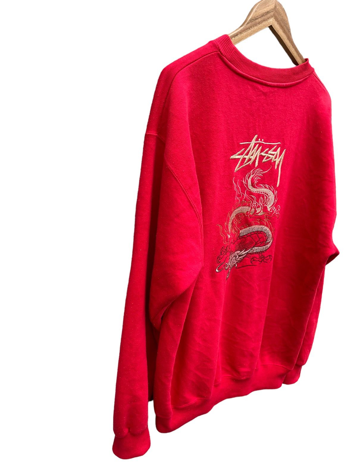 Stussy VTG Stussy Dragon Fly Embroidered Sweatshirt 🔥 Very RARE Size US L / EU 52-54 / 3 - 4 Thumbnail