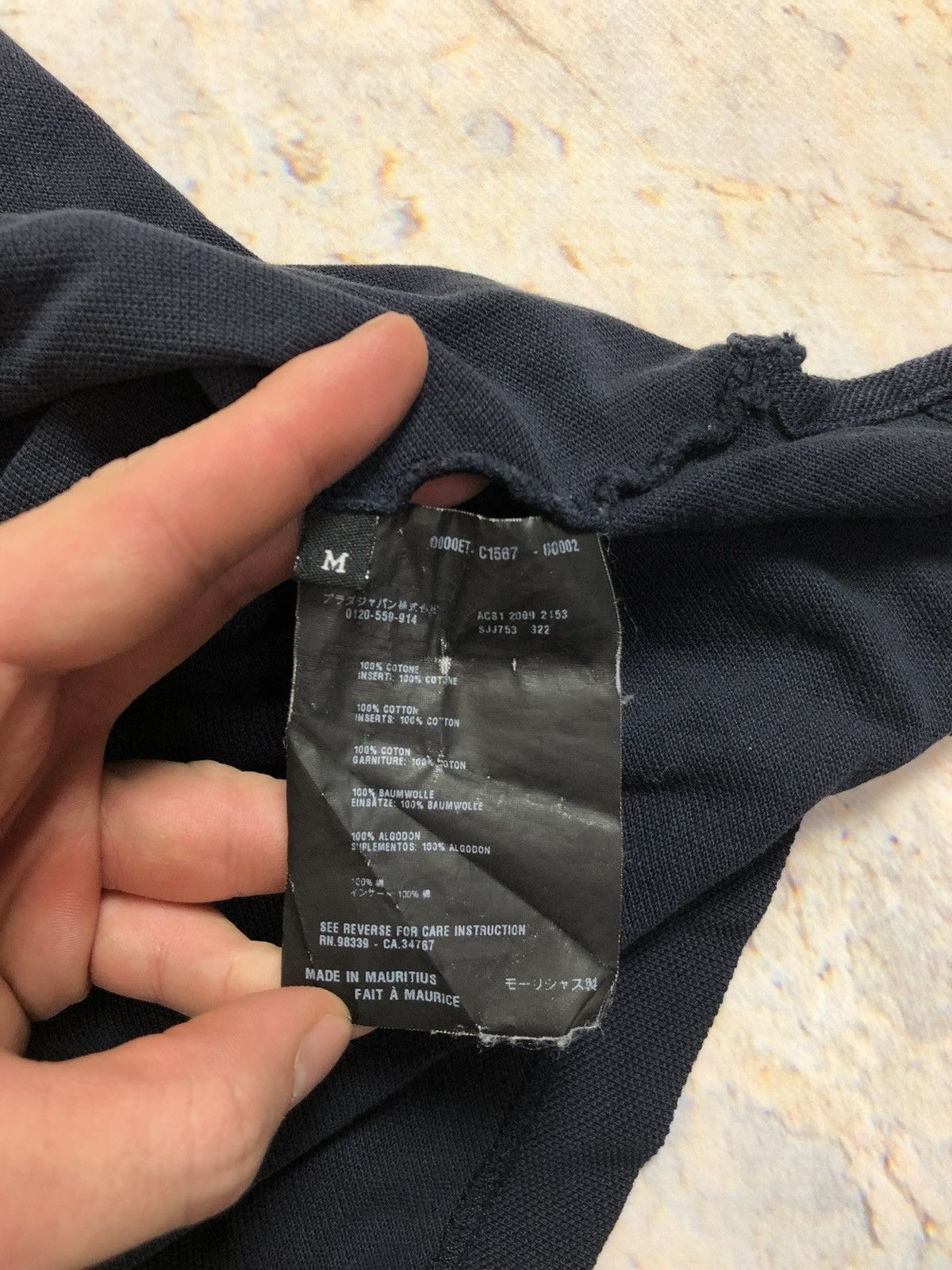Prada Prada navy polo Size US M / EU 48-50 / 2 - 5 Thumbnail