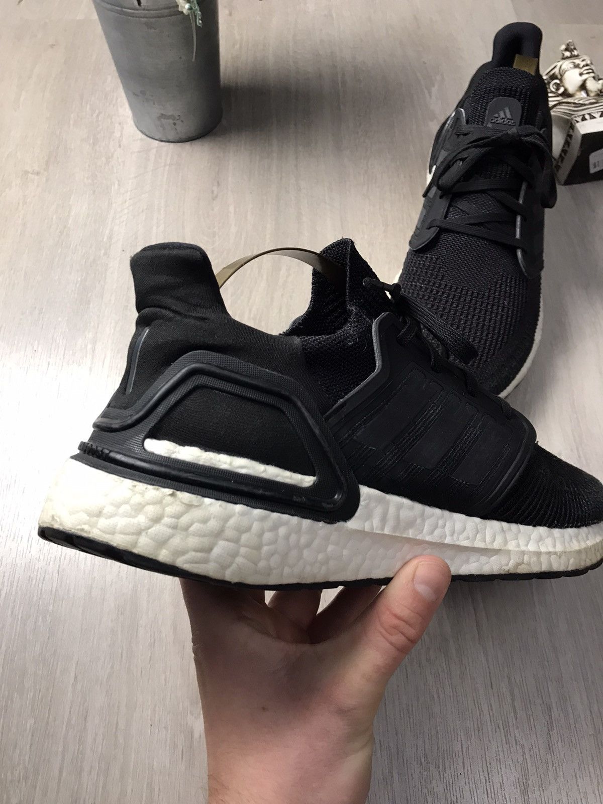 Adidas Adidas Ultra Boost 20 black size 10 Size US 10 / EU 43 - 4 Thumbnail