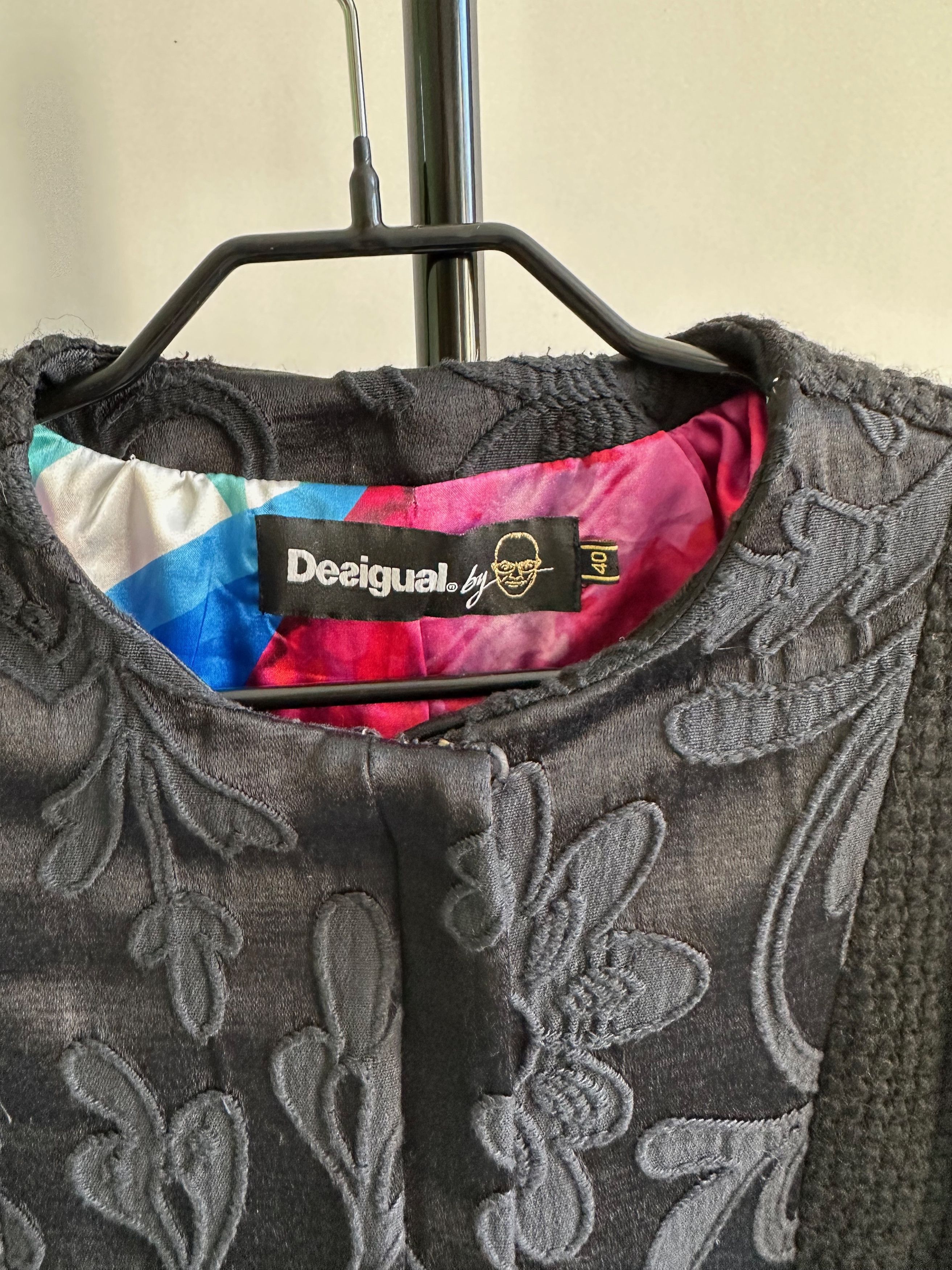 Christian Lacroix Desigual by Christian Lacroix full zip black jacket Size M / US 6-8 / IT 42-44 - 6 Thumbnail