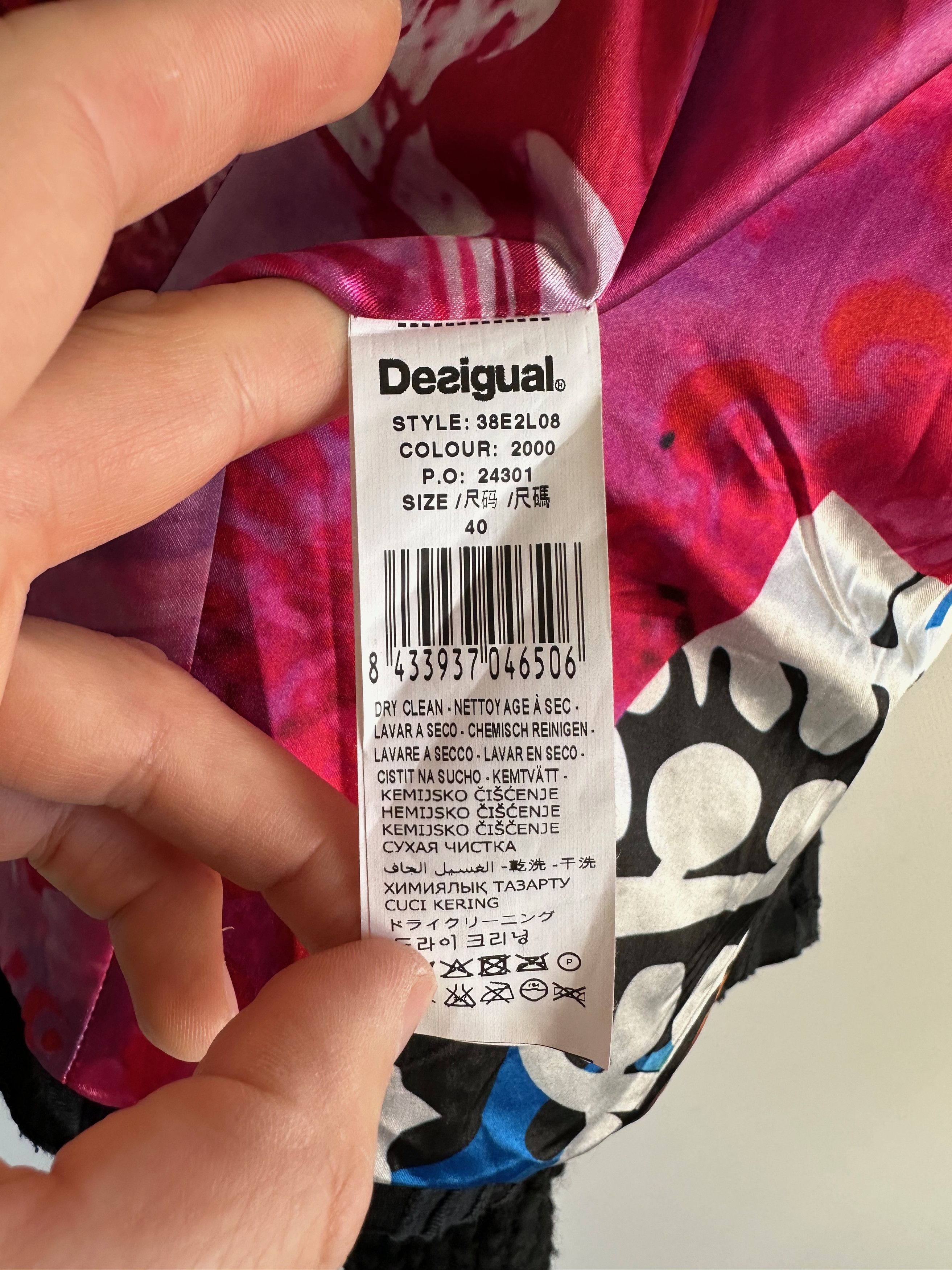 Christian Lacroix Desigual by Christian Lacroix full zip black jacket Size M / US 6-8 / IT 42-44 - 9 Thumbnail