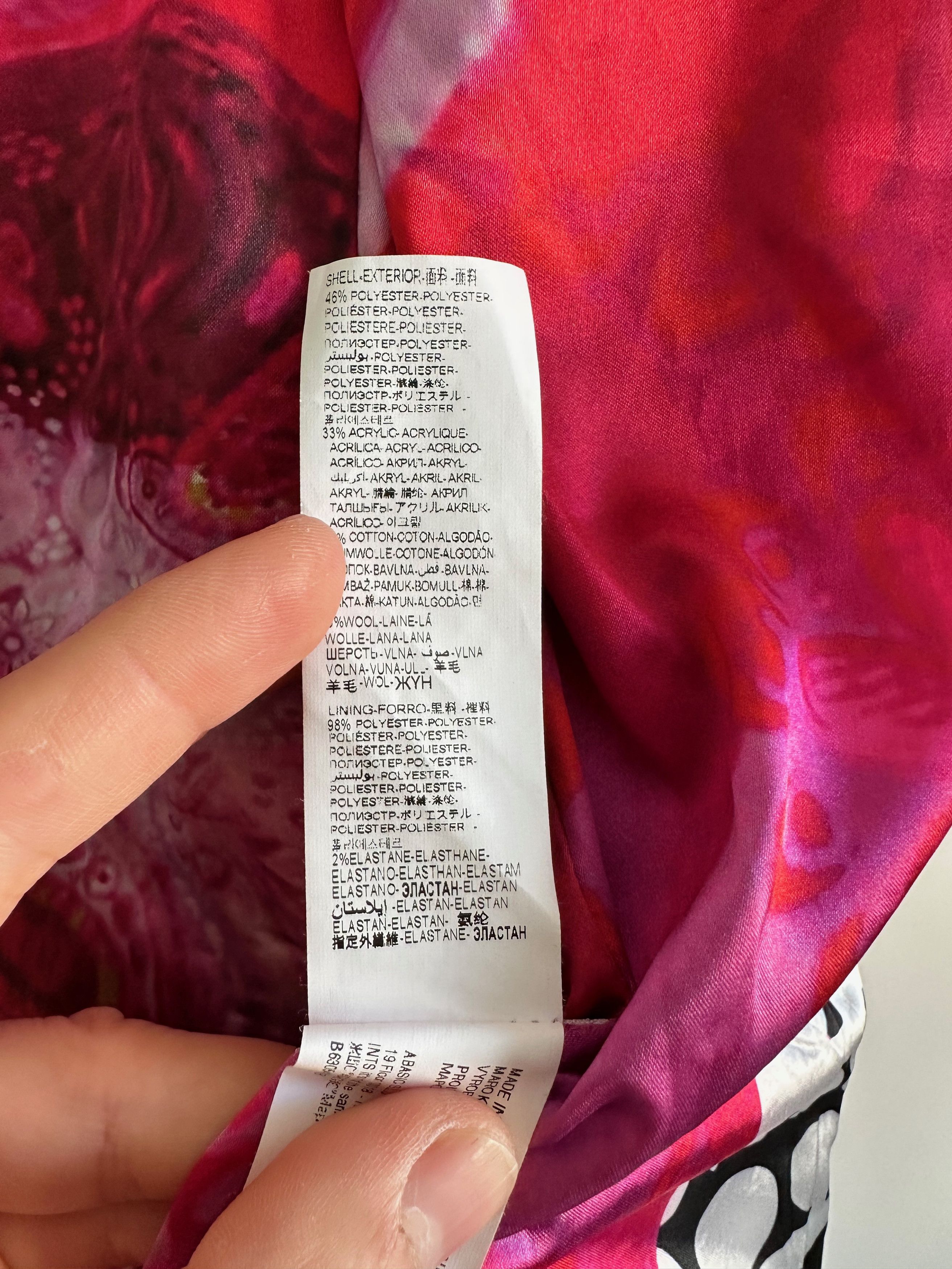 Christian Lacroix Desigual by Christian Lacroix full zip black jacket Size M / US 6-8 / IT 42-44 - 10 Thumbnail