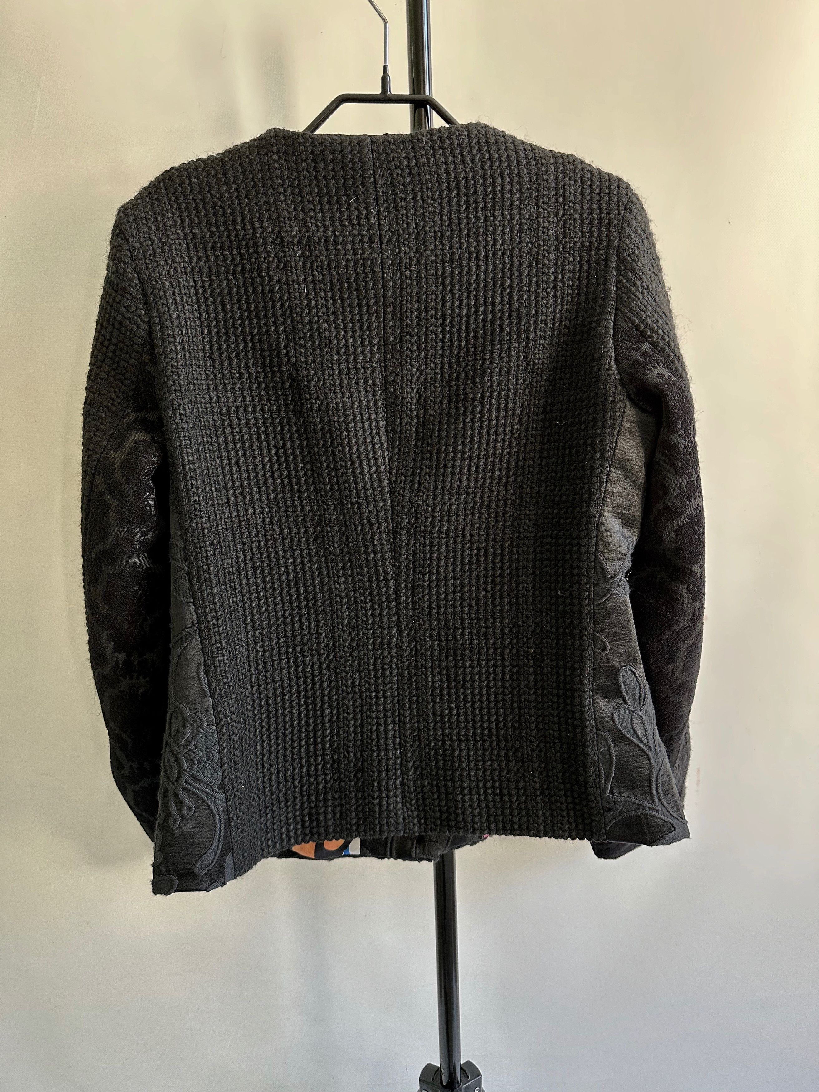 Christian Lacroix Desigual by Christian Lacroix full zip black jacket Size M / US 6-8 / IT 42-44 - 7 Thumbnail
