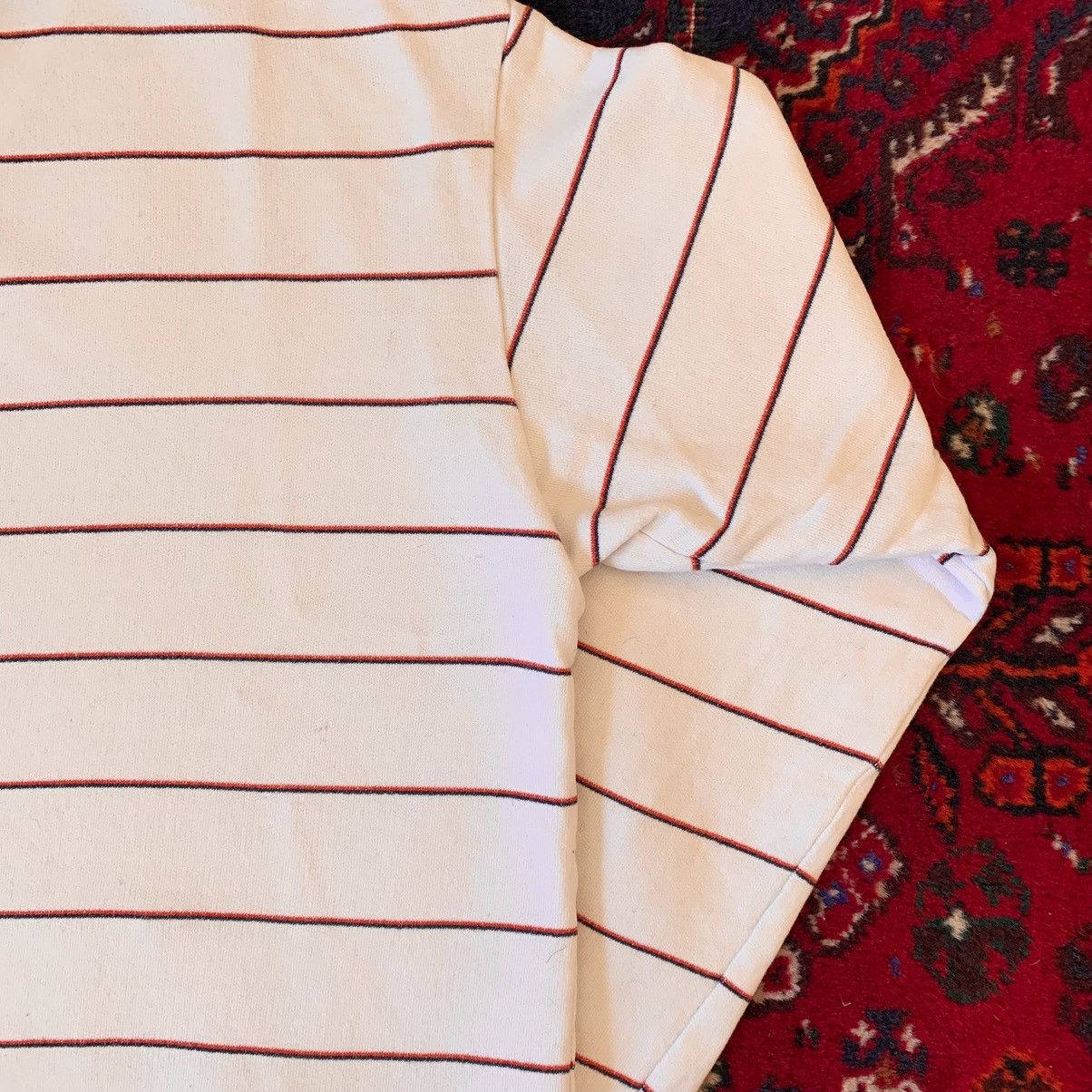 Raf Simons RAF Embroidery Stripe Hoodie Size US S / EU 44-46 / 1 - 14 Thumbnail