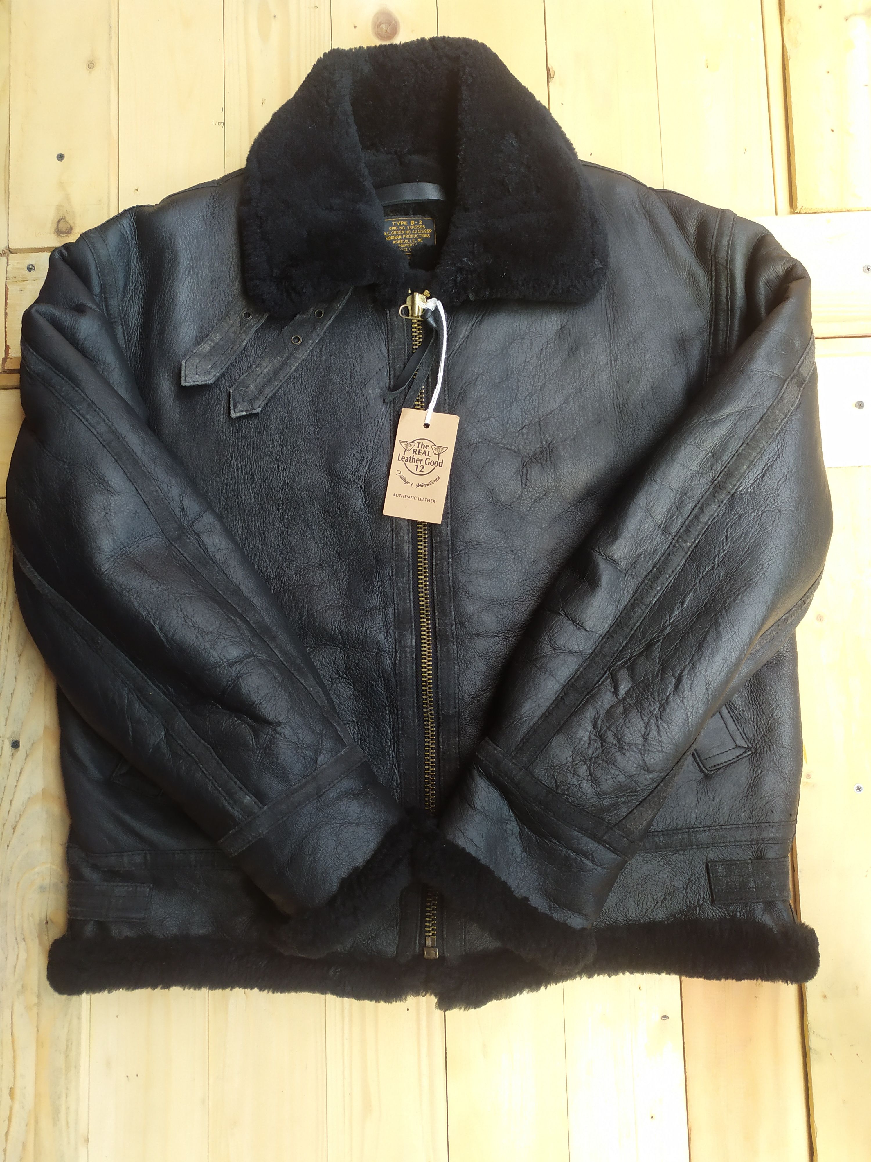 Other MORGAN PRODUCTIONS ASHEVILLE,NC LEATHER TYPE B3 JACKET Size US XXL / EU 58 / 5 - 1 Thumbnail