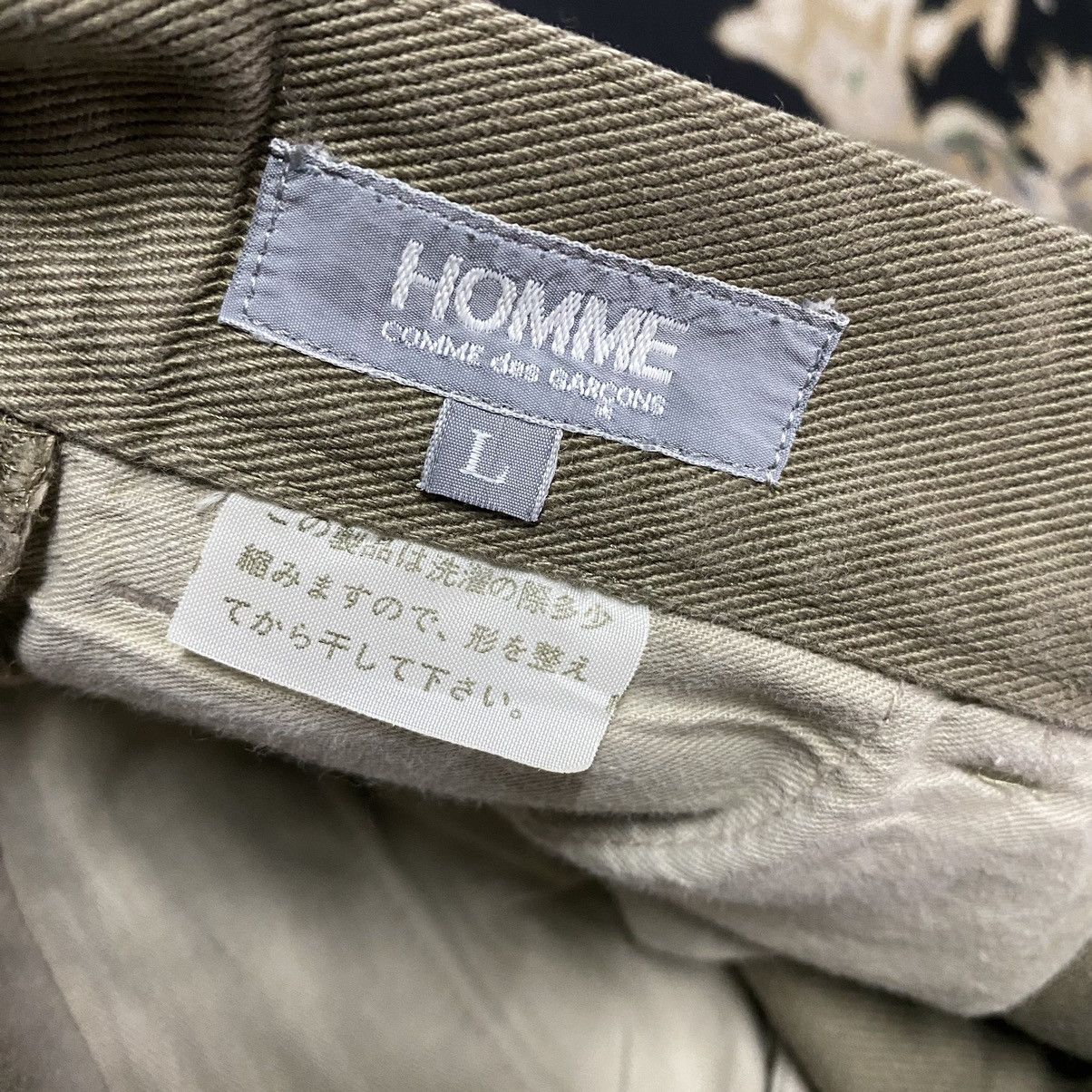 Comme des Garcons Homme Vintage Comme Des Garcons Heavy Cotton Baggy Pants Size US 28 / EU 44 - 17 Thumbnail