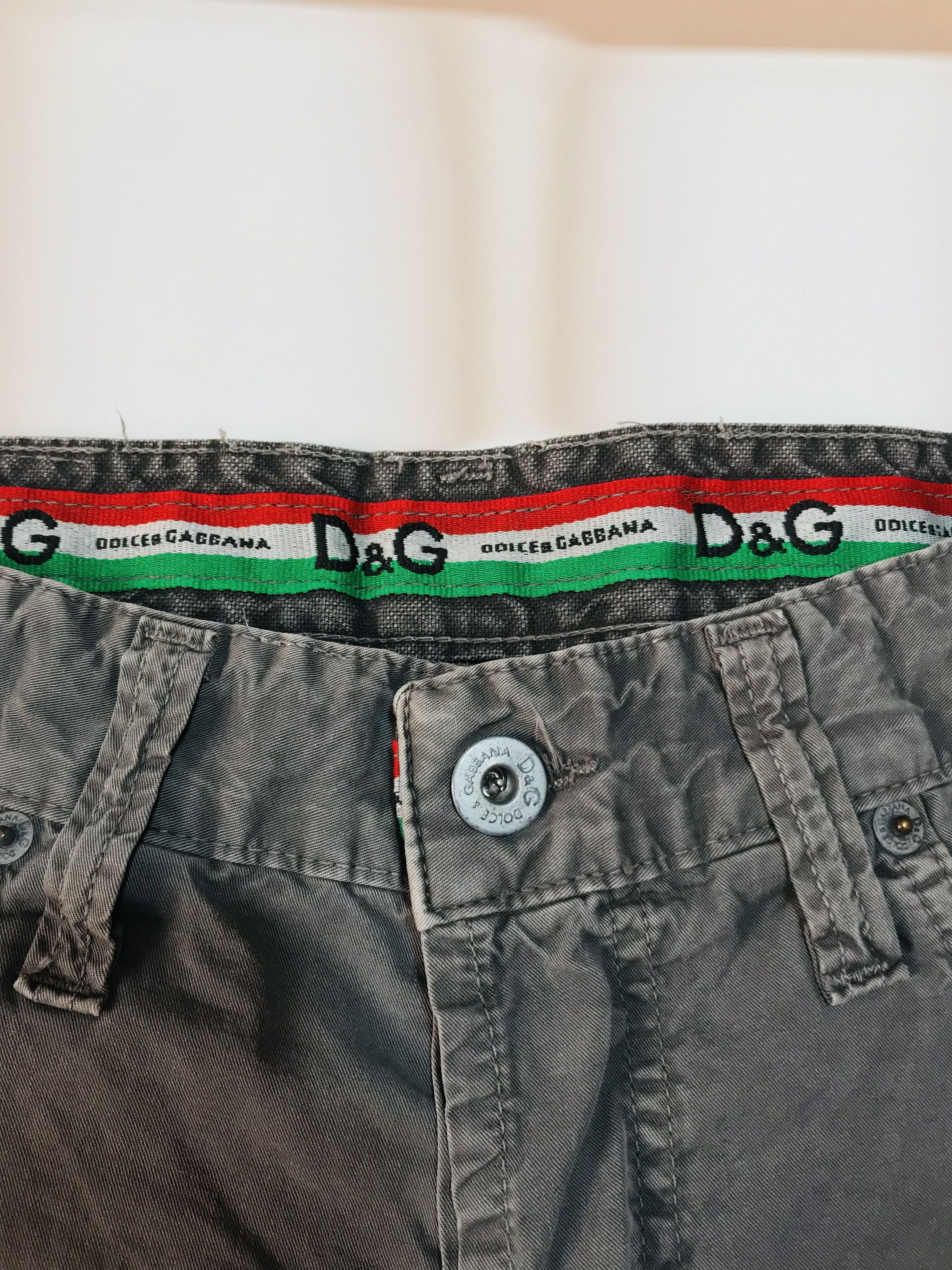 Dolce & Gabbana Dolce & Gabbana Cargo Baggy Premium 90's Double Pockets Size US 34 / EU 50 - 5 Thumbnail