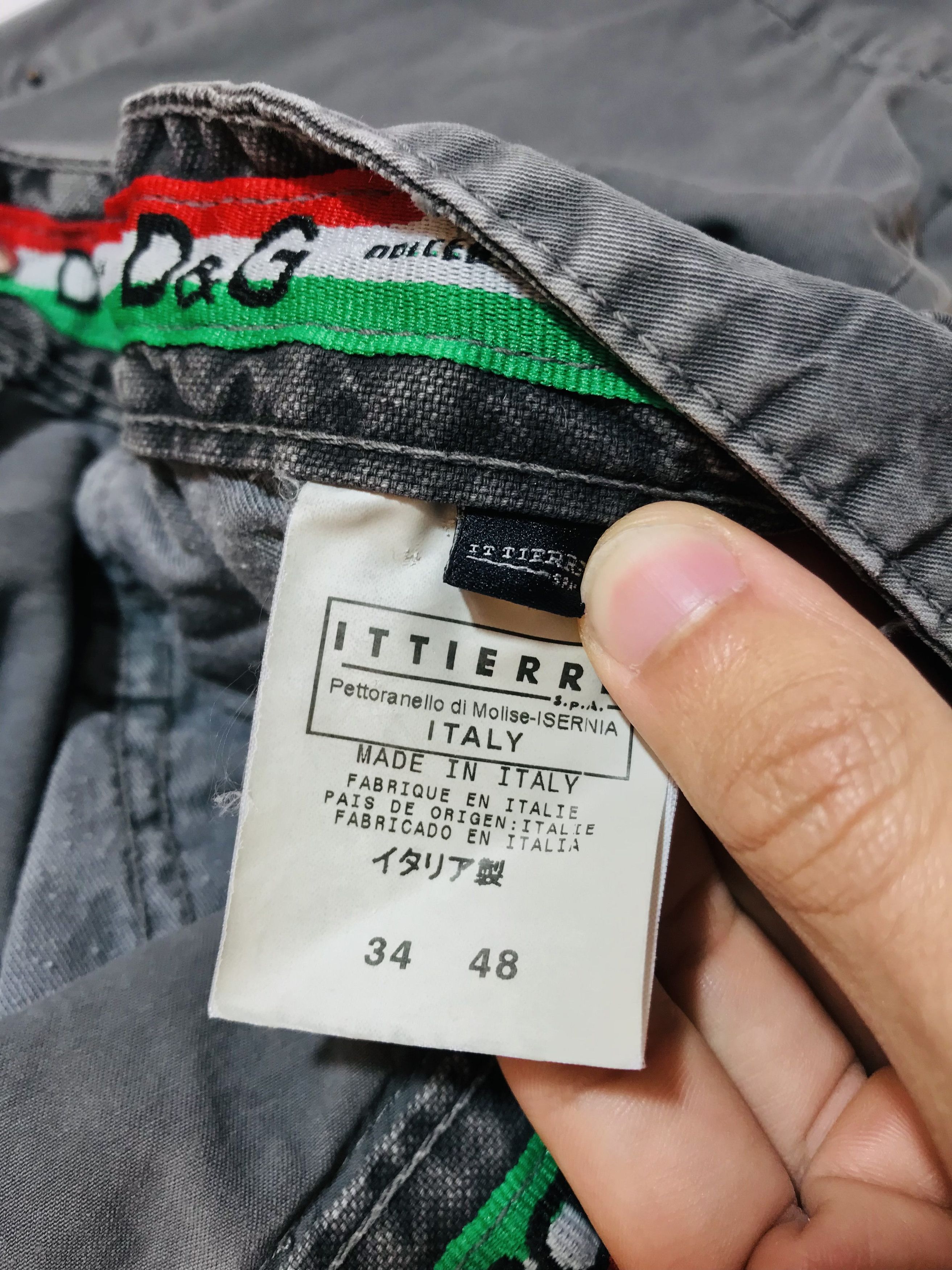 Dolce & Gabbana Dolce & Gabbana Cargo Baggy Premium 90's Double Pockets Size US 34 / EU 50 - 6 Thumbnail