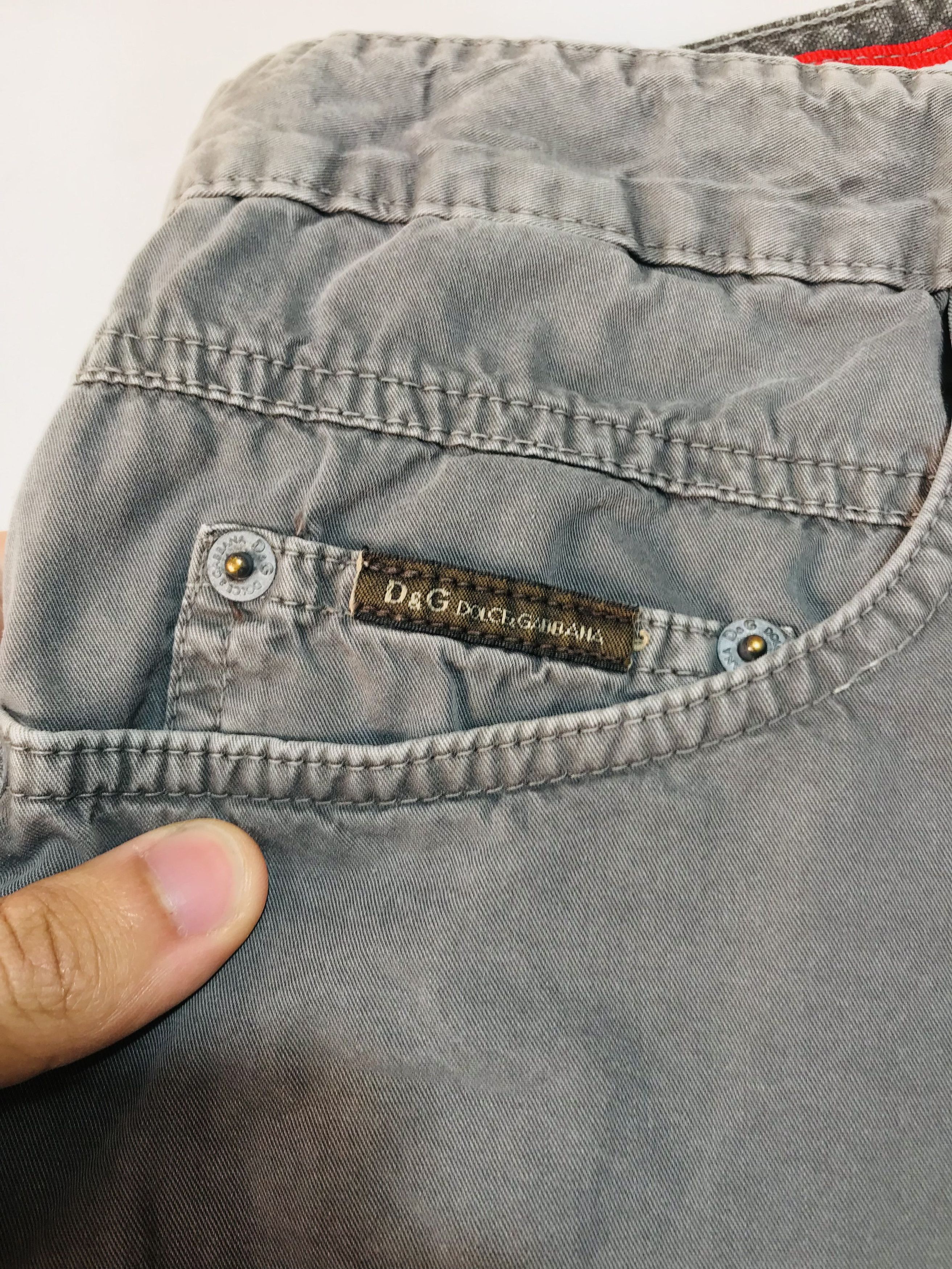 Dolce & Gabbana Dolce & Gabbana Cargo Baggy Premium 90's Double Pockets Size US 34 / EU 50 - 4 Thumbnail
