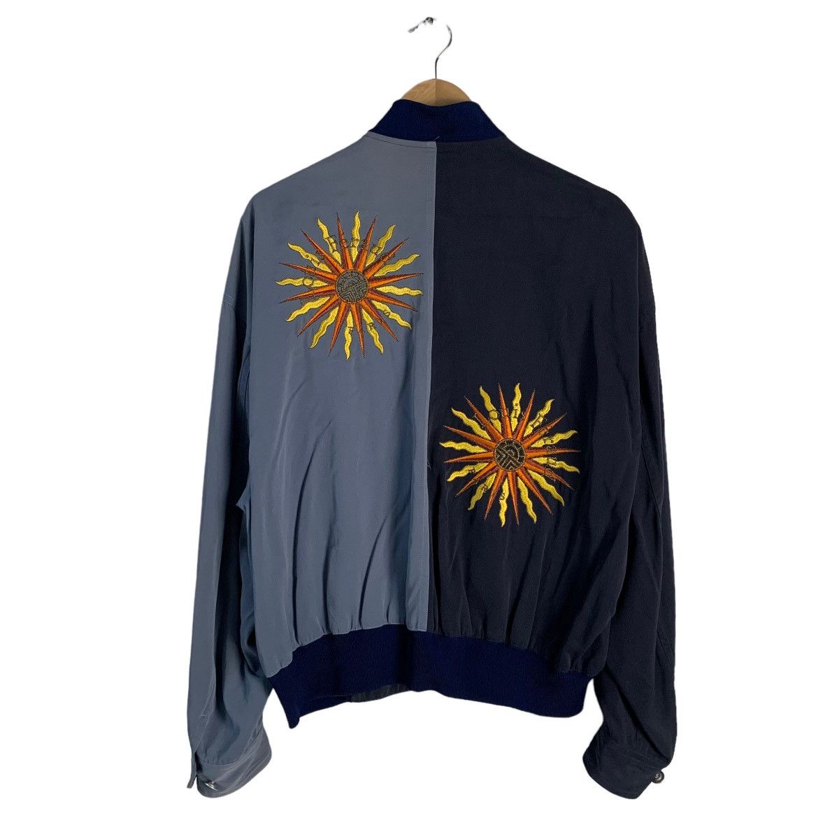 image of Louis Feraud Sun Design Jacket in Blue, Men's (Size Large)