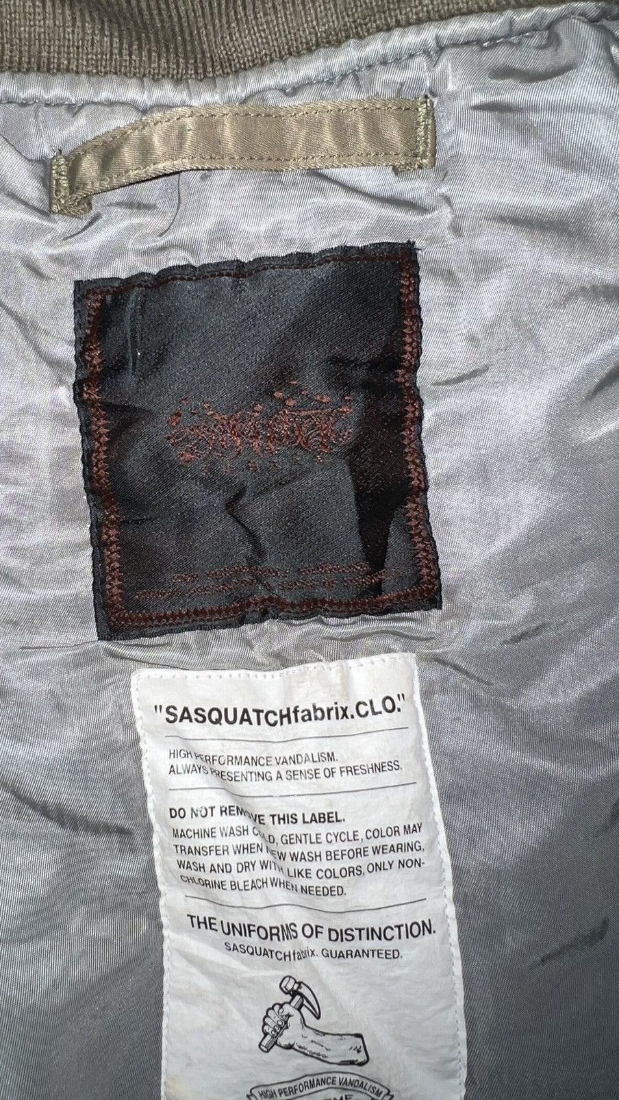 Japanese Brand SASQUATCHfabrix Bomber Jacket Size US L / EU 52-54 / 3 - 9 Thumbnail