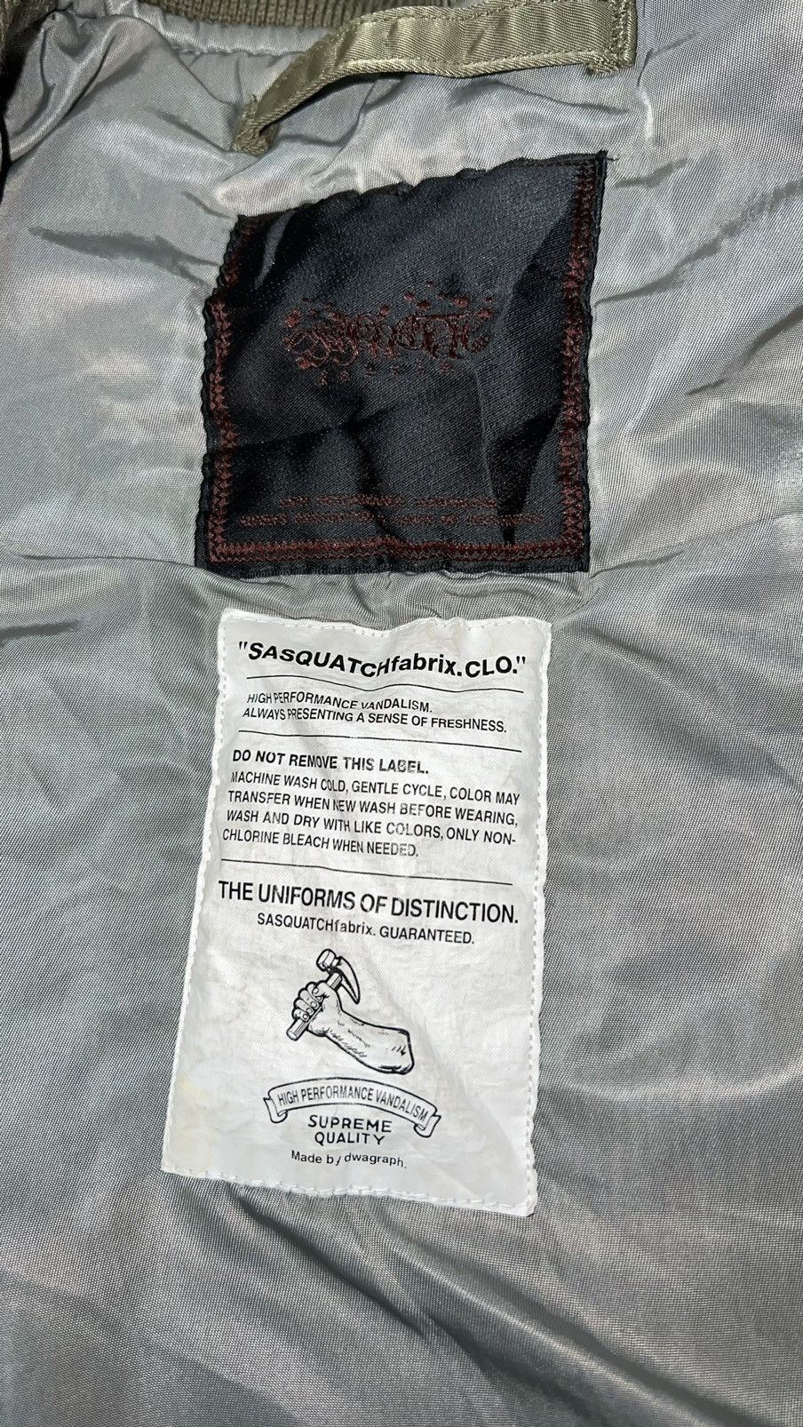 Japanese Brand SASQUATCHfabrix Bomber Jacket Size US L / EU 52-54 / 3 - 12 Thumbnail