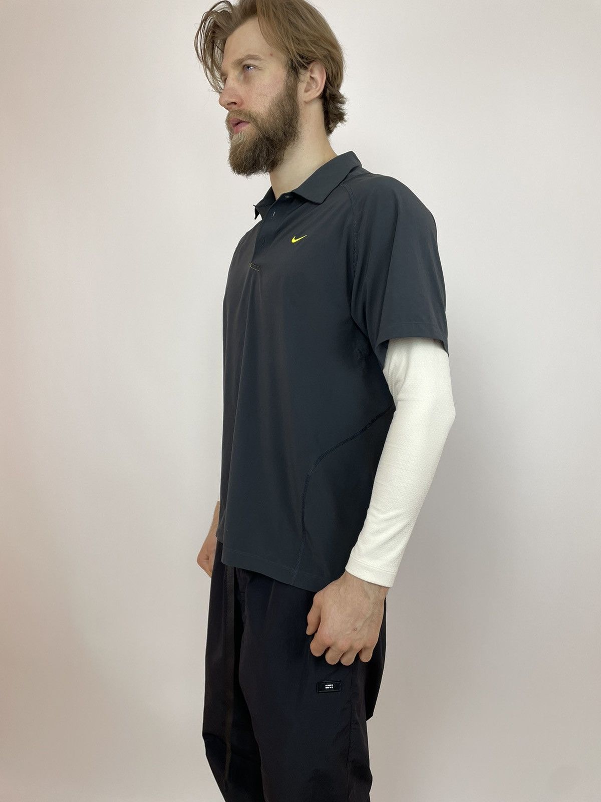 Nike Nike Golf Polo Long Sleeve Mens size L Size US L / EU 52-54 / 3 - 3 Thumbnail