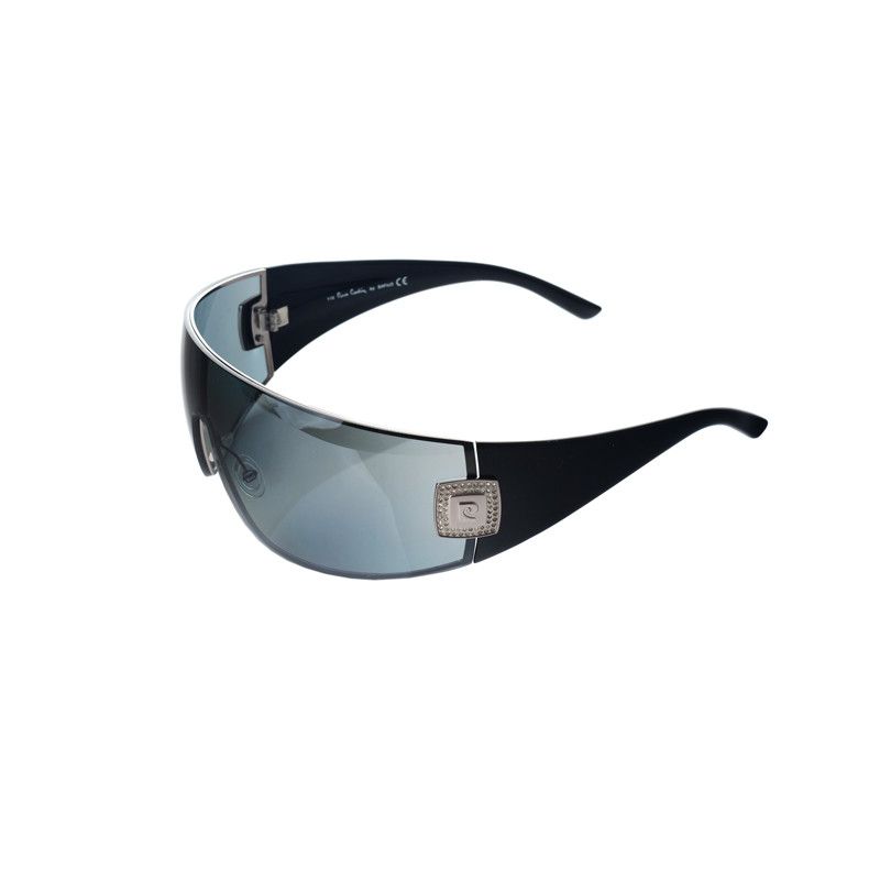 Pierre Cardin Pierre Cardin 00's Black Crystal Square Sunglasses Size ONE SIZE - 2 Thumbnail