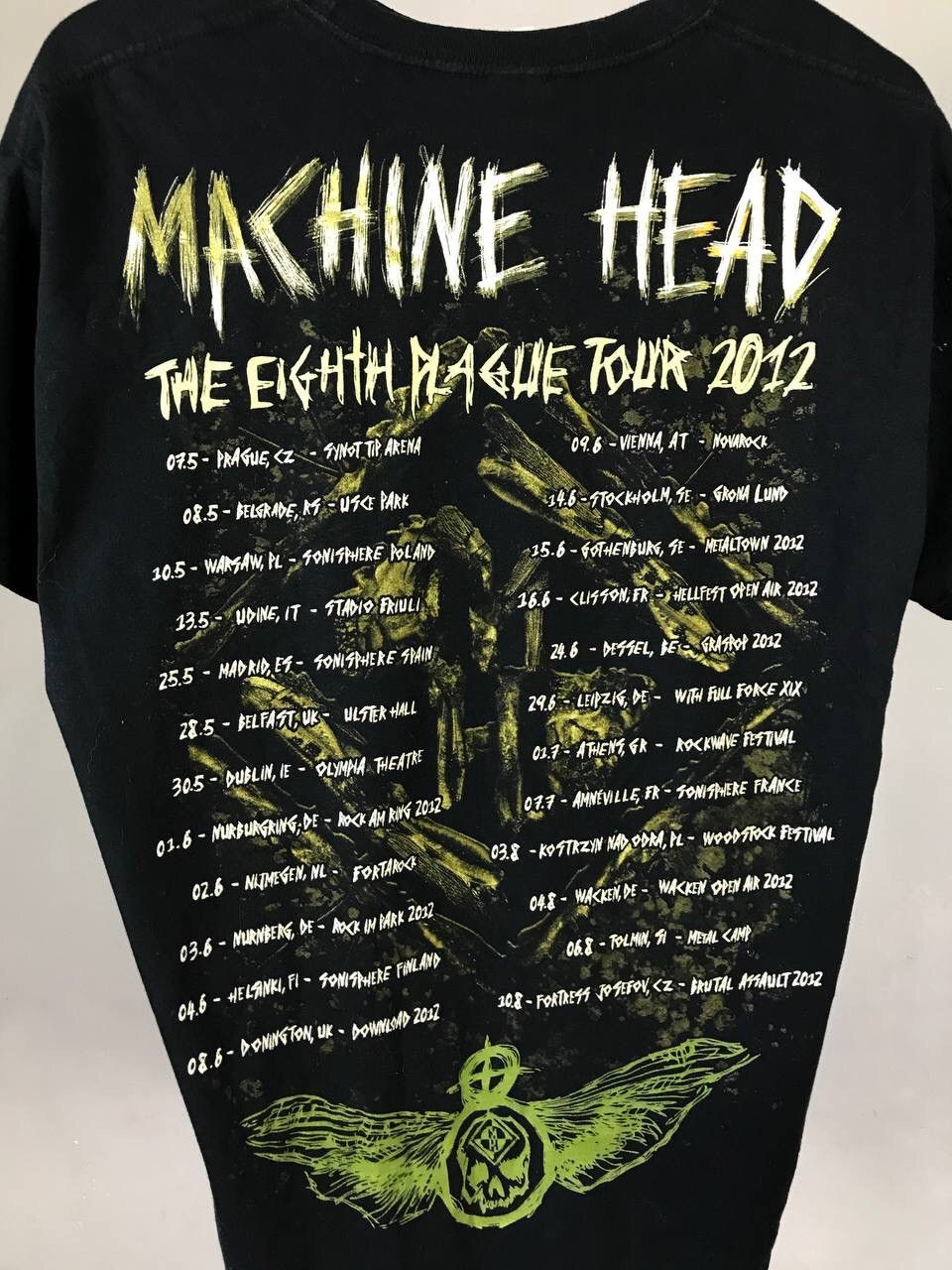 Band Tees × Vintage Machine Head 2012 Vintage Rock Band Tour Tee Size US L / EU 52-54 / 3 - 7 Thumbnail