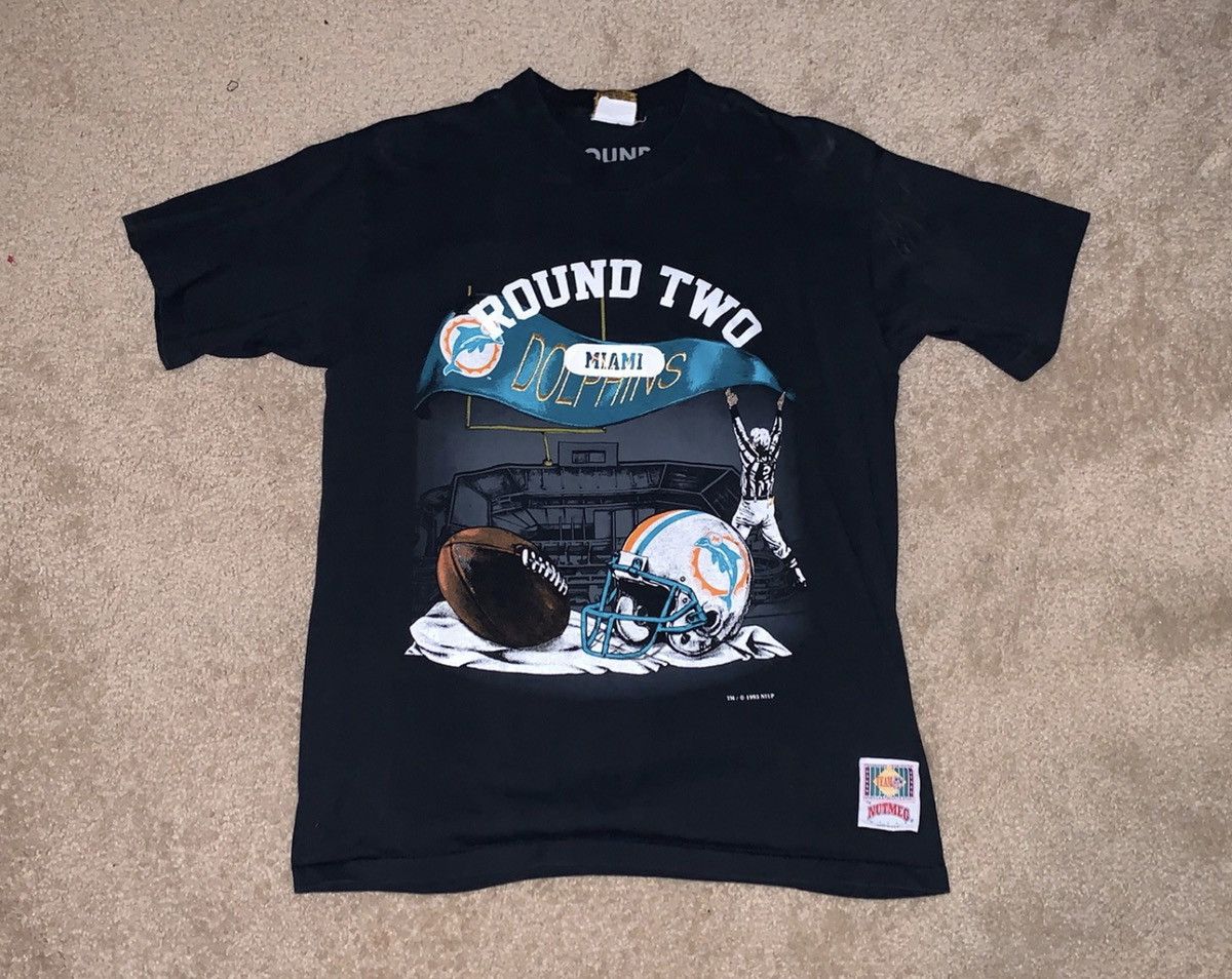 NFL × Round Two × Vintage Round Two Vintage Miami Dolphins Nutmeg Tee size medium Size US M / EU 48-50 / 2 - 1 Thumbnail