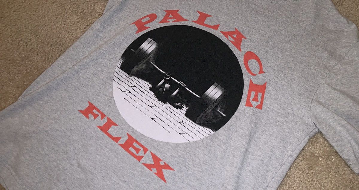 Palace Palace SS19 FLEX Gym Graphic classic Logo T-Shirt Sz Medium Size US M / EU 48-50 / 2 - 3 Thumbnail