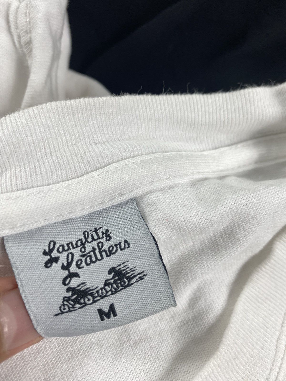 Vintage Vintage 90s Longsleeve By Langlitz Leathers Made In Usa Size US M / EU 48-50 / 2 - 5 Thumbnail