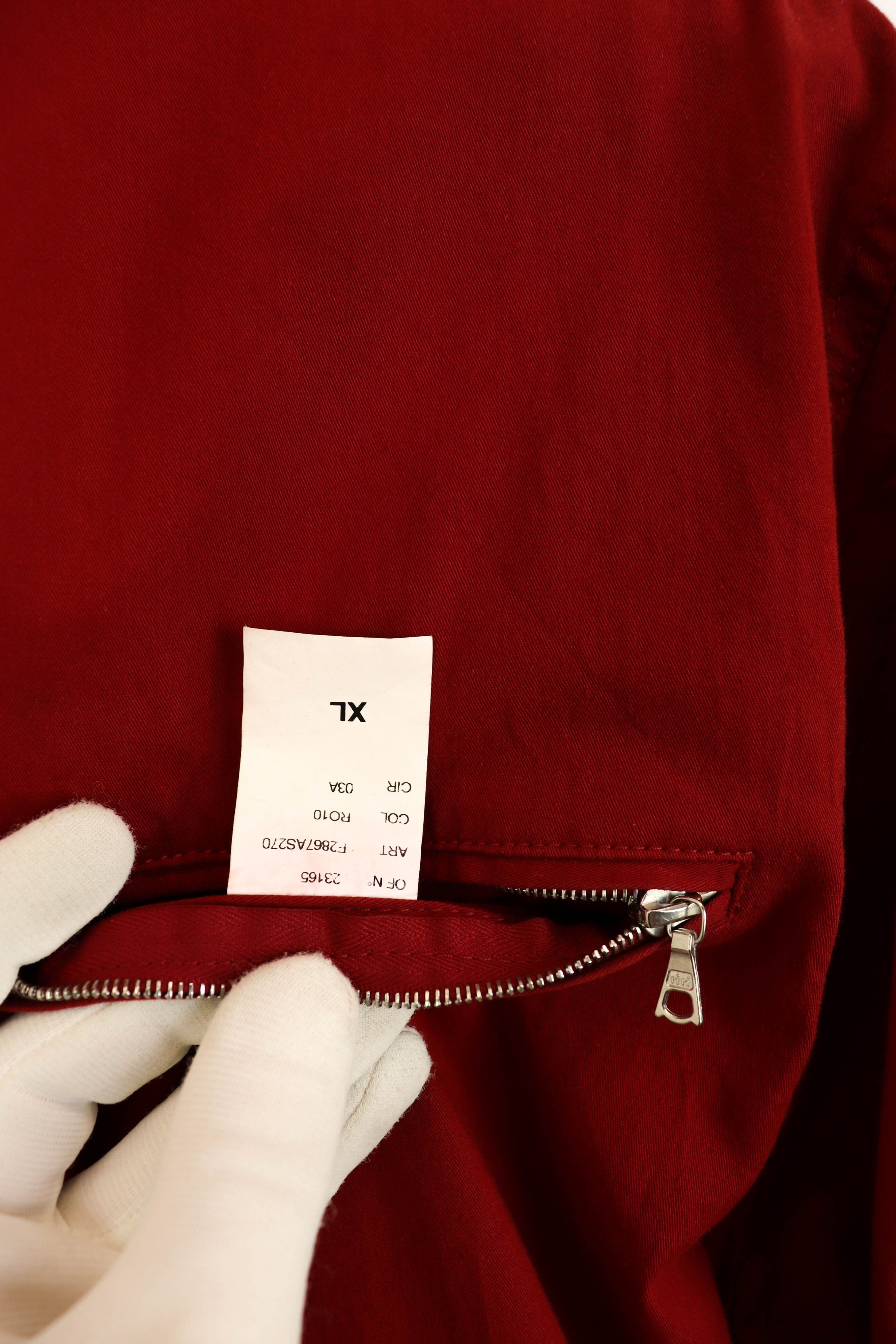 Faconnable Faconnable Vintage 90s Red Cotton Zip Jacket Size US XL / EU 56 / 4 - 15 Thumbnail