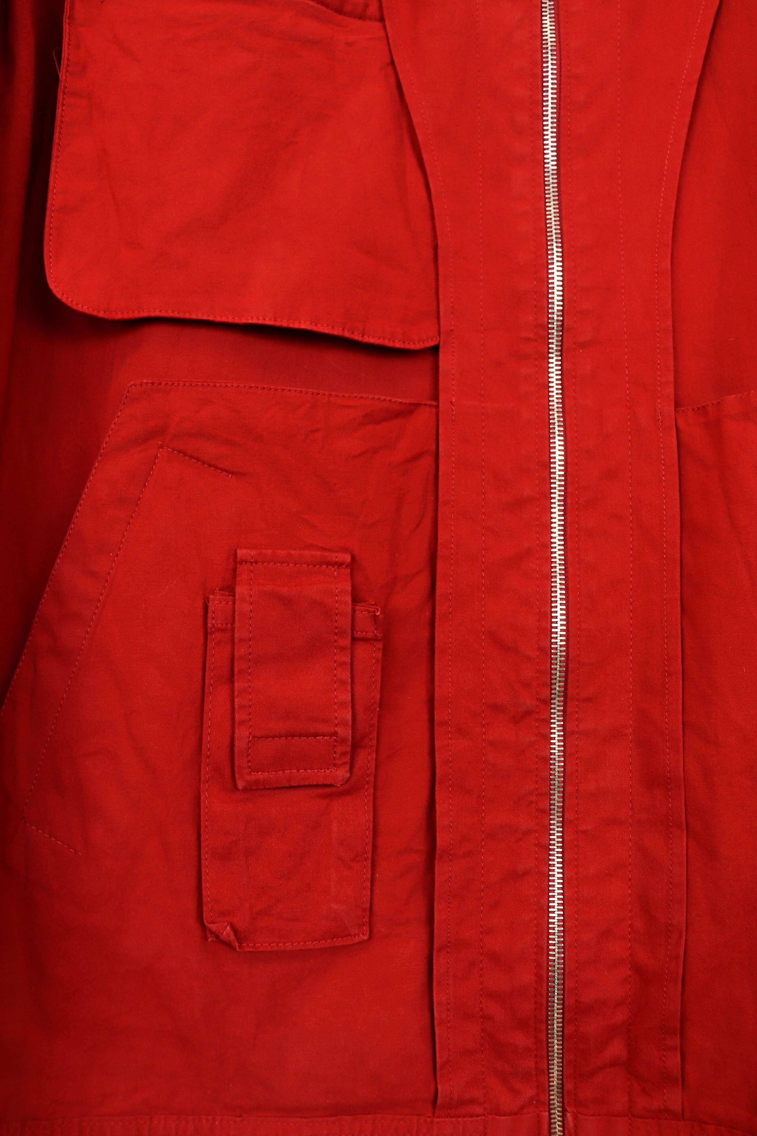 Faconnable Faconnable Vintage 90s Red Cotton Zip Jacket Size US XL / EU 56 / 4 - 11 Thumbnail