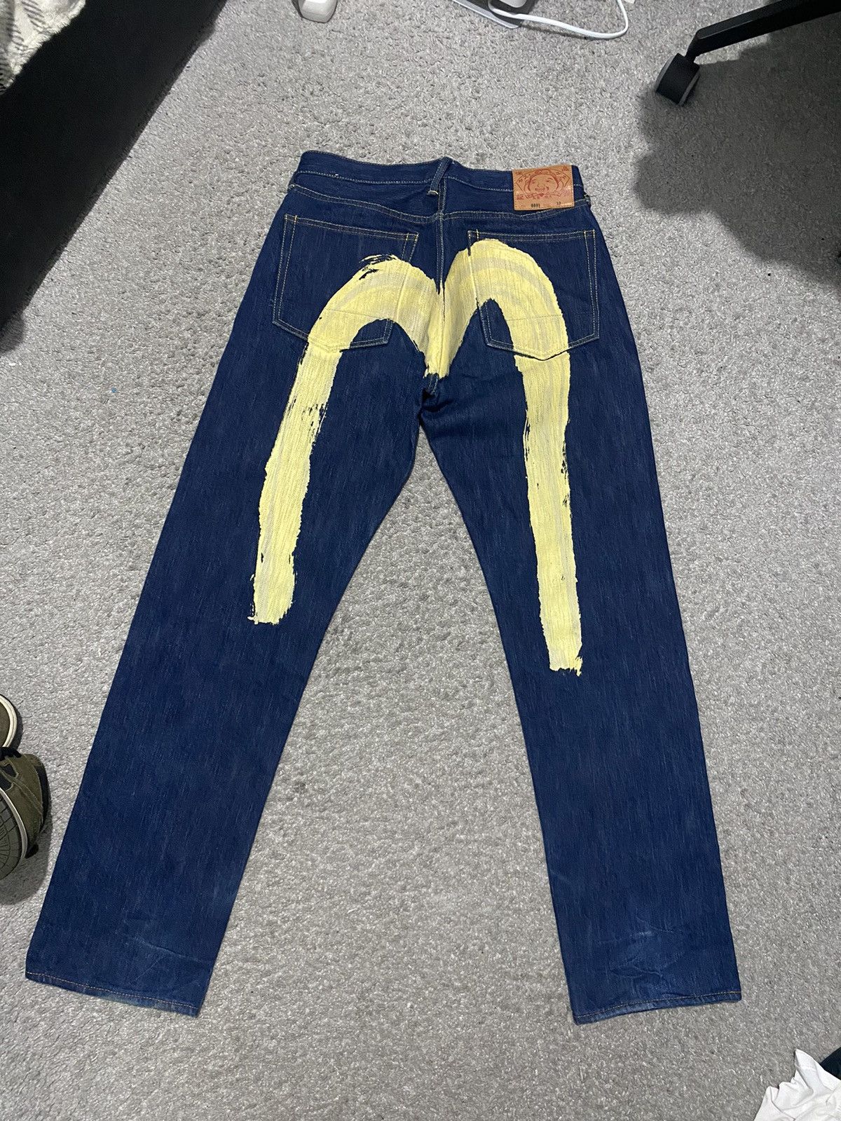 Evisu × Japanese Brand × Vintage Evisu Jeans Denim Vintage 32 Daicock Logo Selvedge Japan y2k Size US 32 / EU 48 - 2 Thumbnail