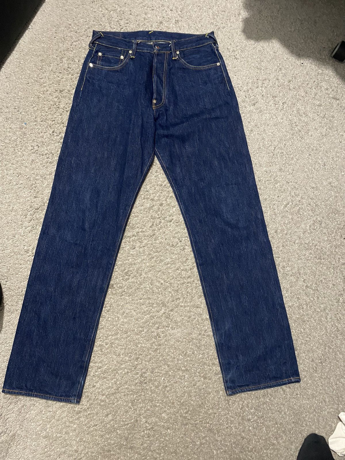 Evisu × Japanese Brand × Vintage Evisu Jeans Denim Vintage 32 Daicock Logo Selvedge Japan y2k Size US 32 / EU 48 - 3 Thumbnail