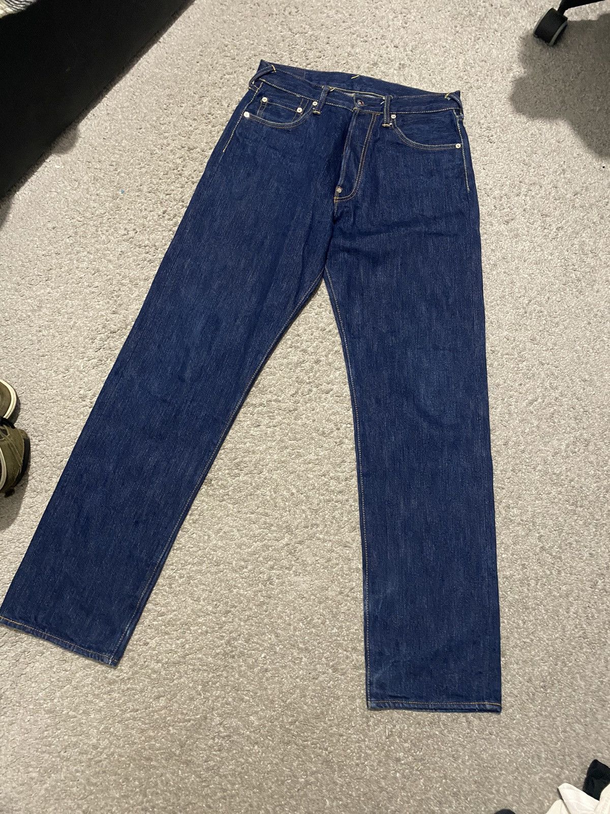 Evisu × Japanese Brand × Vintage Evisu Jeans Denim Vintage 32 Daicock Logo Selvedge Japan y2k Size US 32 / EU 48 - 11 Thumbnail