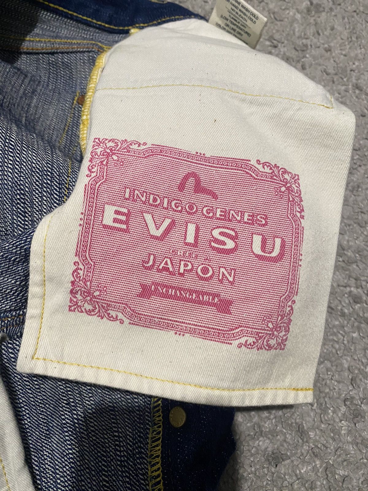 Evisu × Japanese Brand × Vintage Evisu Jeans Denim Vintage 32 Daicock Logo Selvedge Japan y2k Size US 32 / EU 48 - 19 Thumbnail