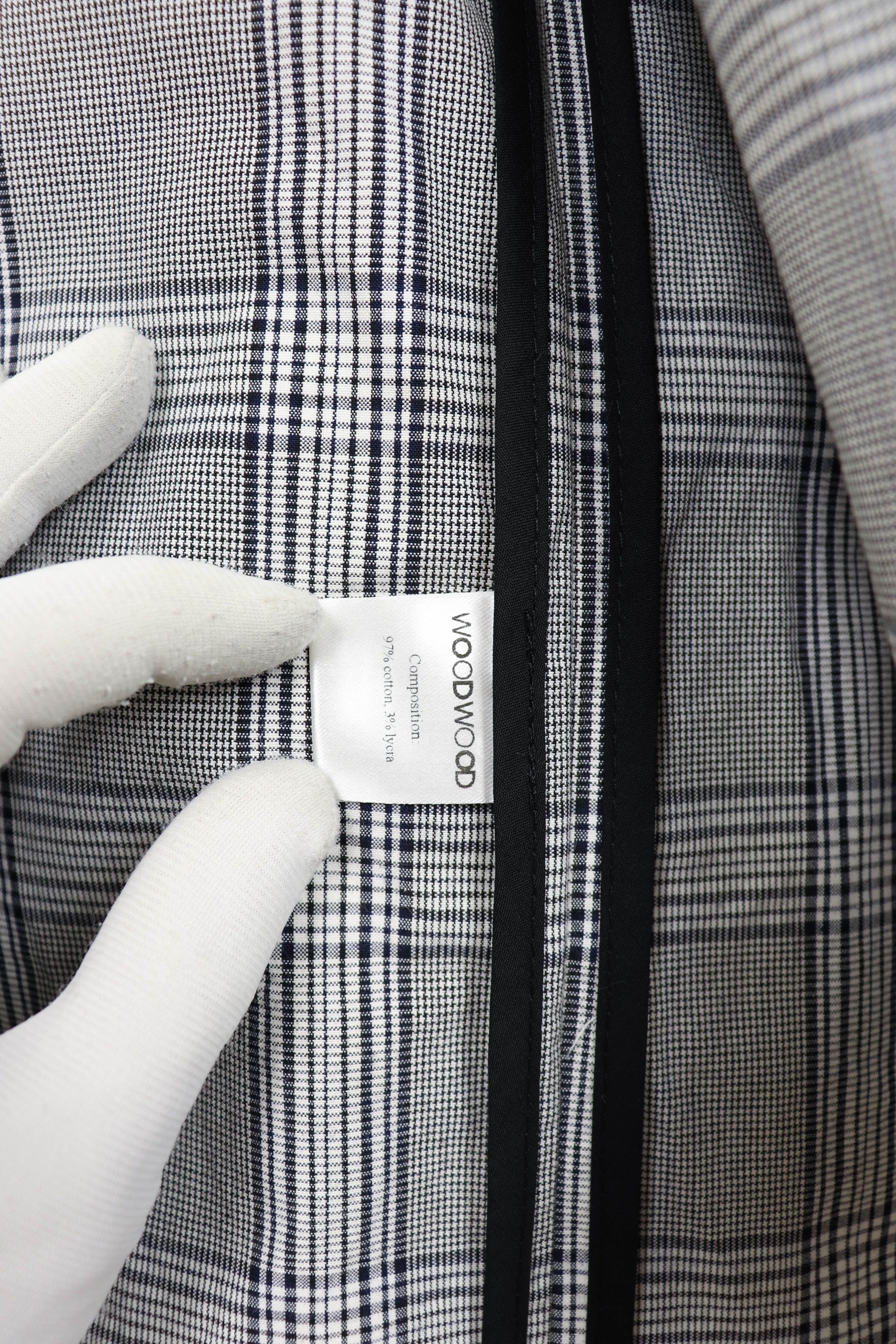 Wood Wood Wood Wood Grey Plaid Check Cotton Macintosh Coat Jacket Size US M / EU 48-50 / 2 - 13 Thumbnail