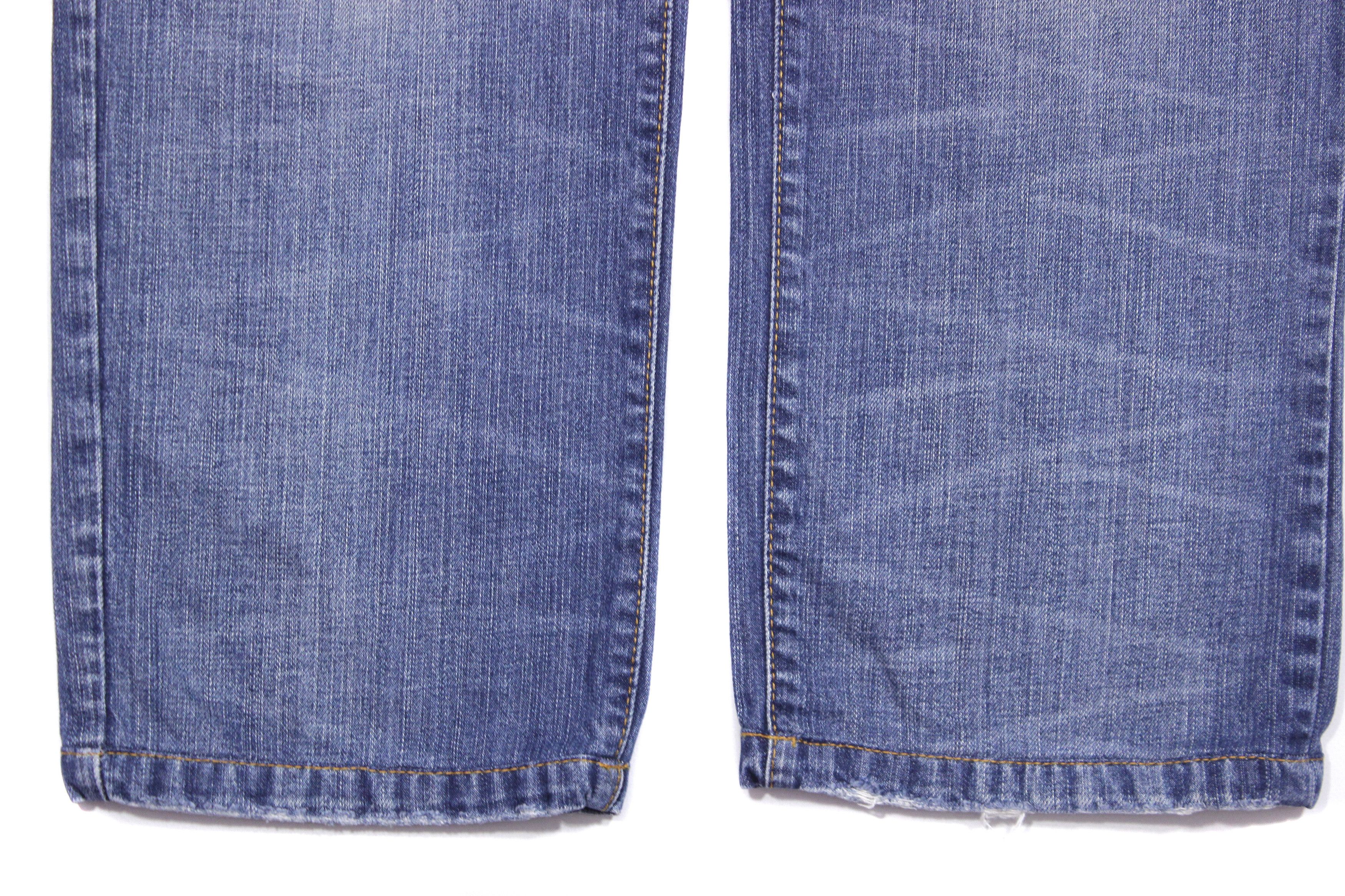 Dolce & Gabbana 90S Cowboy Sanded Jeans Vintage Size US 34 / EU 50 - 5 Thumbnail