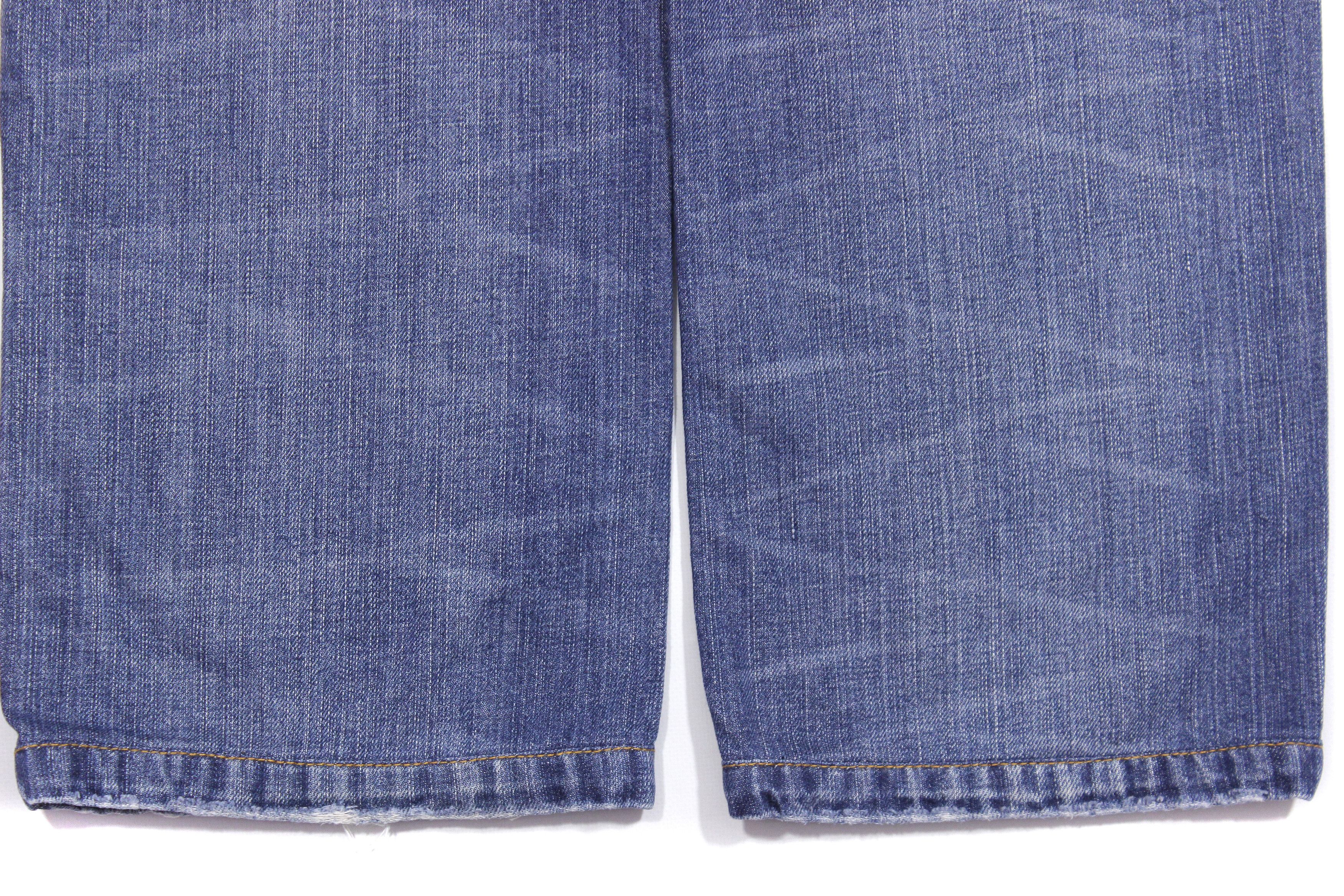Dolce & Gabbana 90S Cowboy Sanded Jeans Vintage Size US 34 / EU 50 - 6 Thumbnail