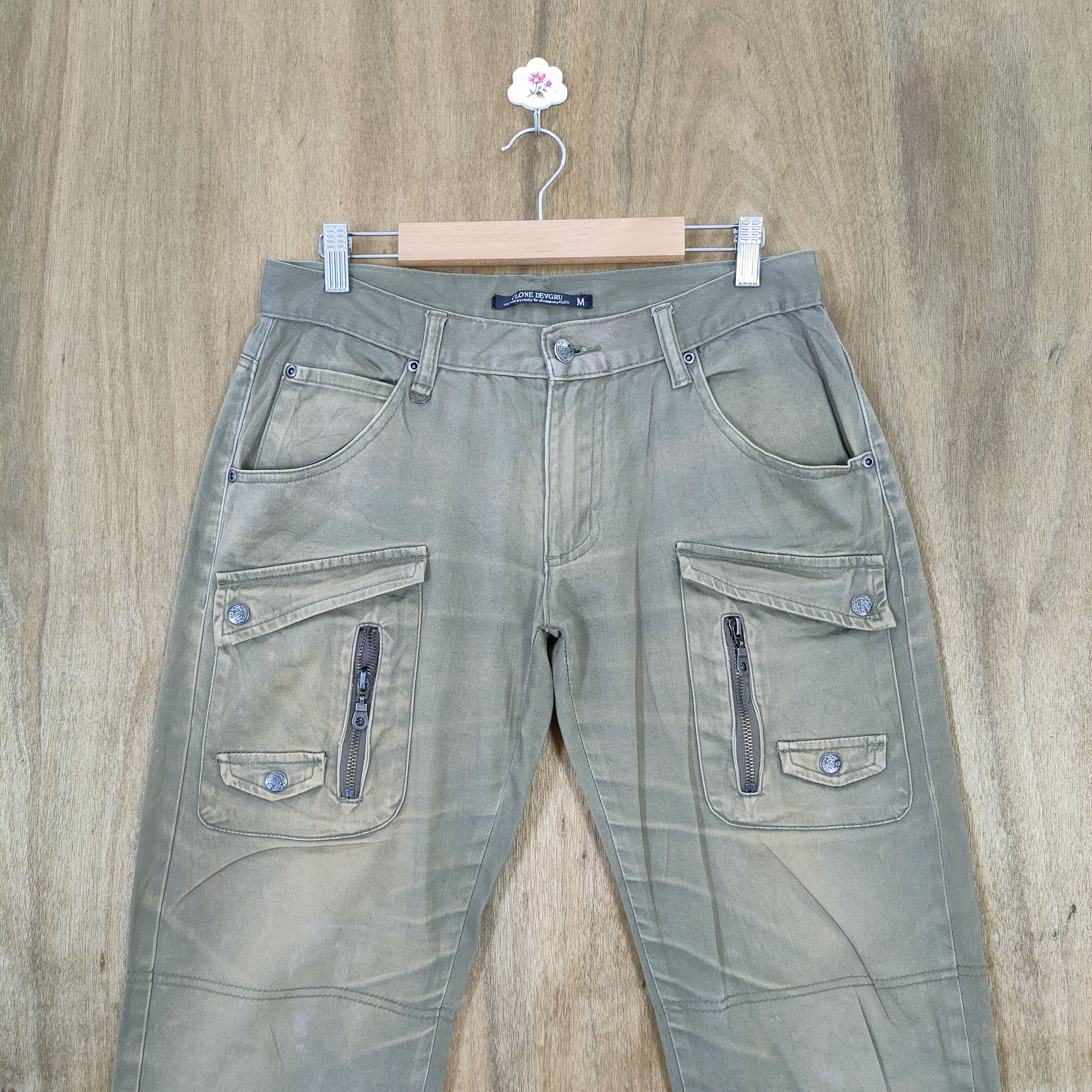 Japanese Brand RUSTY💥 VINTAGE CLONE DEVGRU FADED CARGO PANTS Size US 30 / EU 46 - 3 Thumbnail