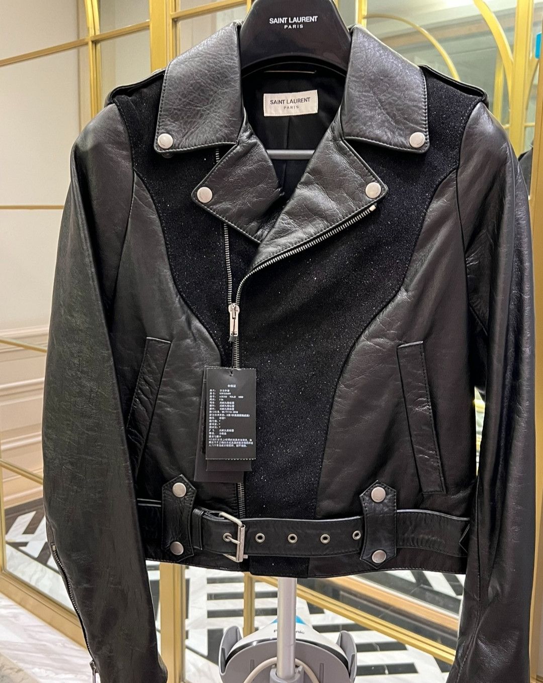 Saint Laurent leather jacket