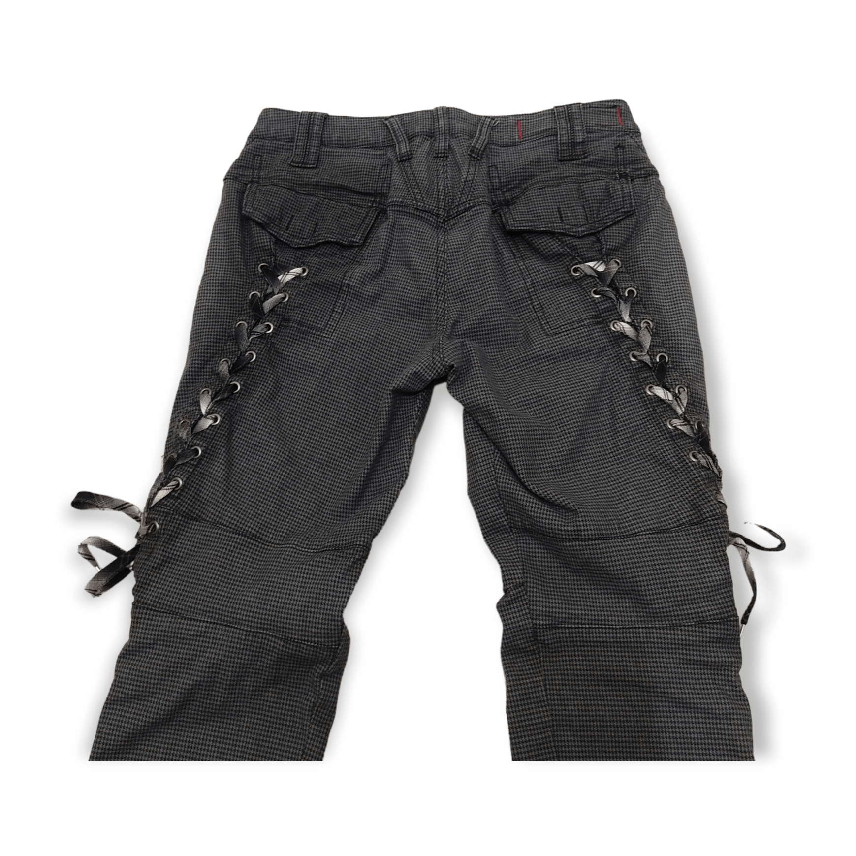 Marithe + Francois Girbaud Marithe Francois Girbaud Lace Up Gothic Pants Size 31" - 4 Thumbnail