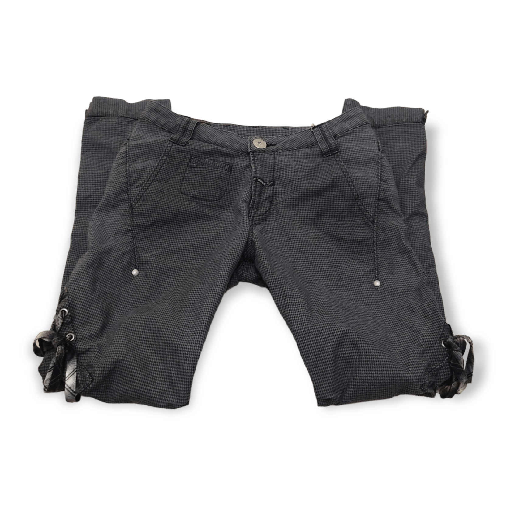 Marithe + Francois Girbaud Marithe Francois Girbaud Lace Up Gothic Pants Size 31" - 7 Thumbnail