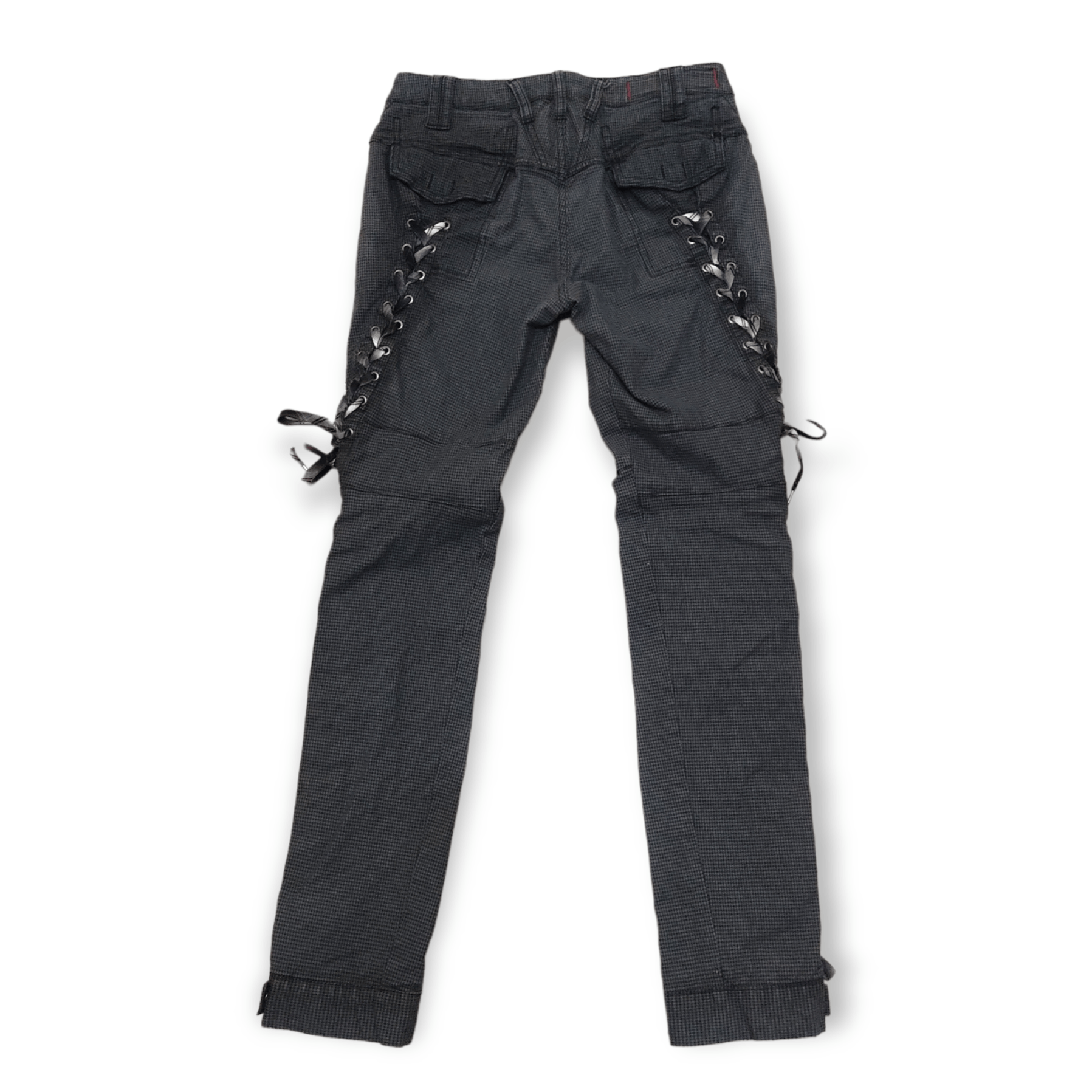 Marithe + Francois Girbaud Marithe Francois Girbaud Lace Up Gothic Pants Size 31" - 3 Thumbnail
