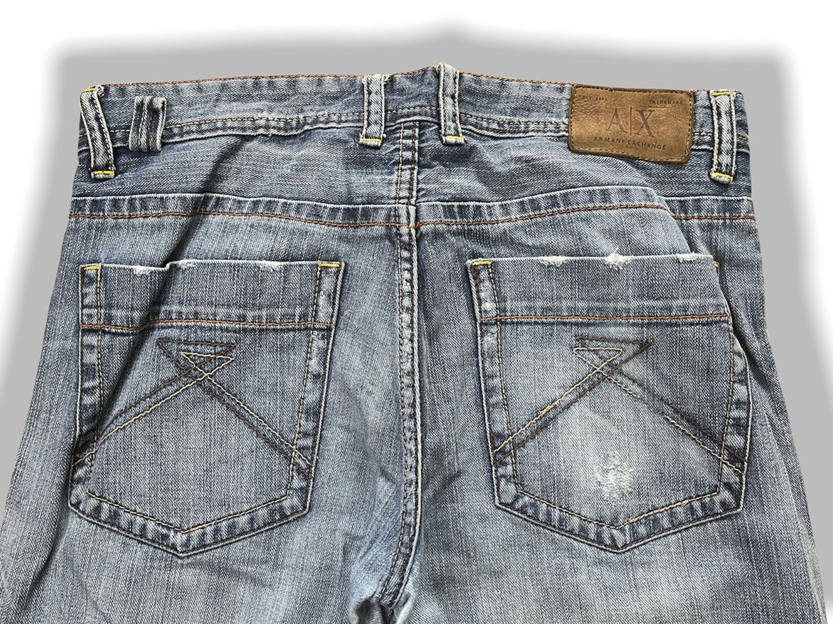 Armani Exchange × Vintage Grails ARMANI EXCHANGE Embroidery Jeans Size US 31 - 11 Thumbnail