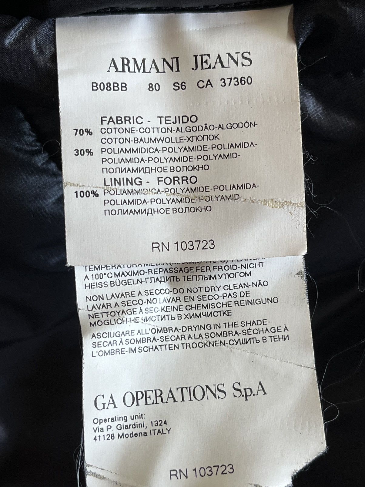 Armani ARMANI REVERSIBLE PUFFER DOWN JACKET ITALY Size US L / EU 52-54 / 3 - 8 Thumbnail
