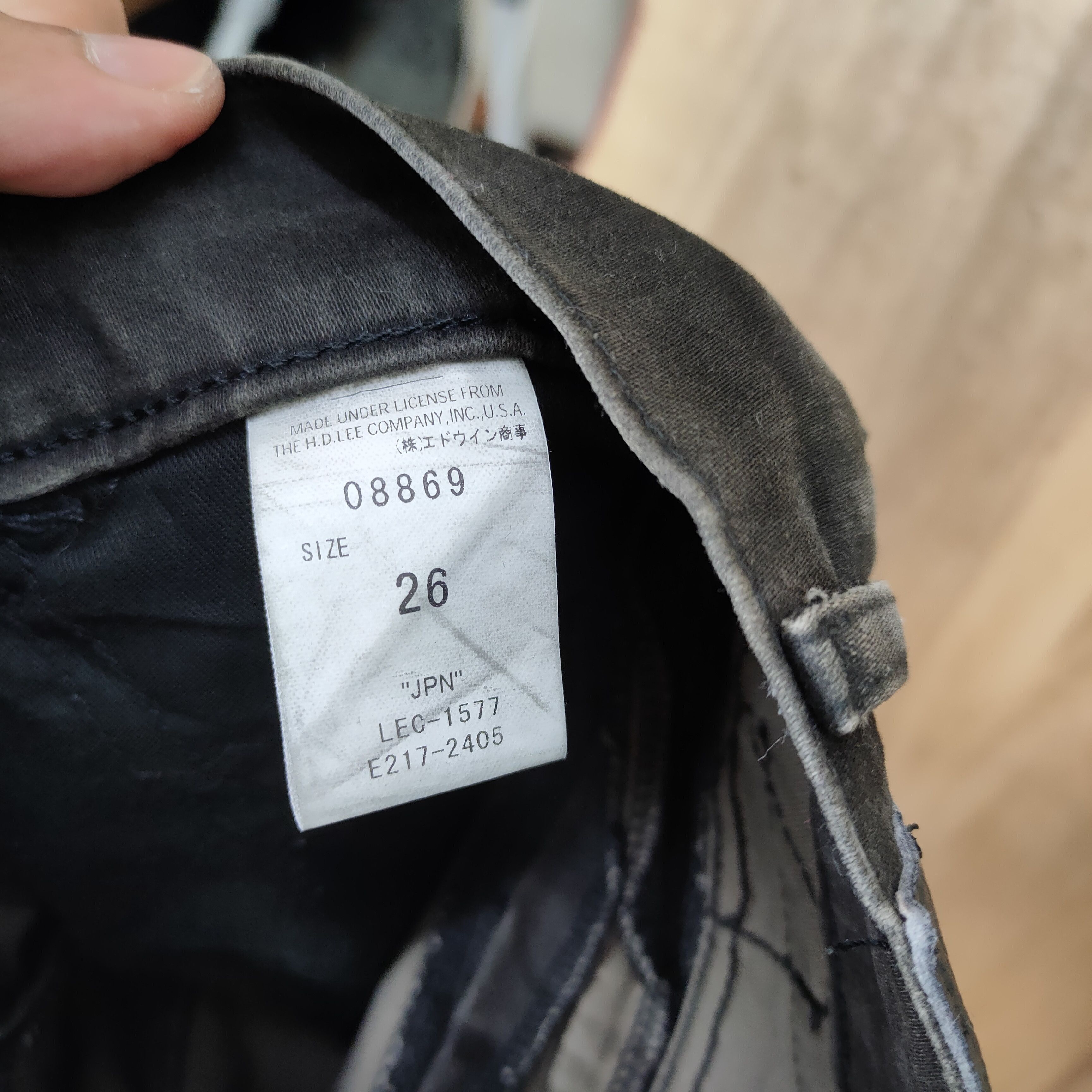 Lee #R2 LEE BLACK MULTIPOCKET CARGO PANTS Size US 27 - 12 Thumbnail