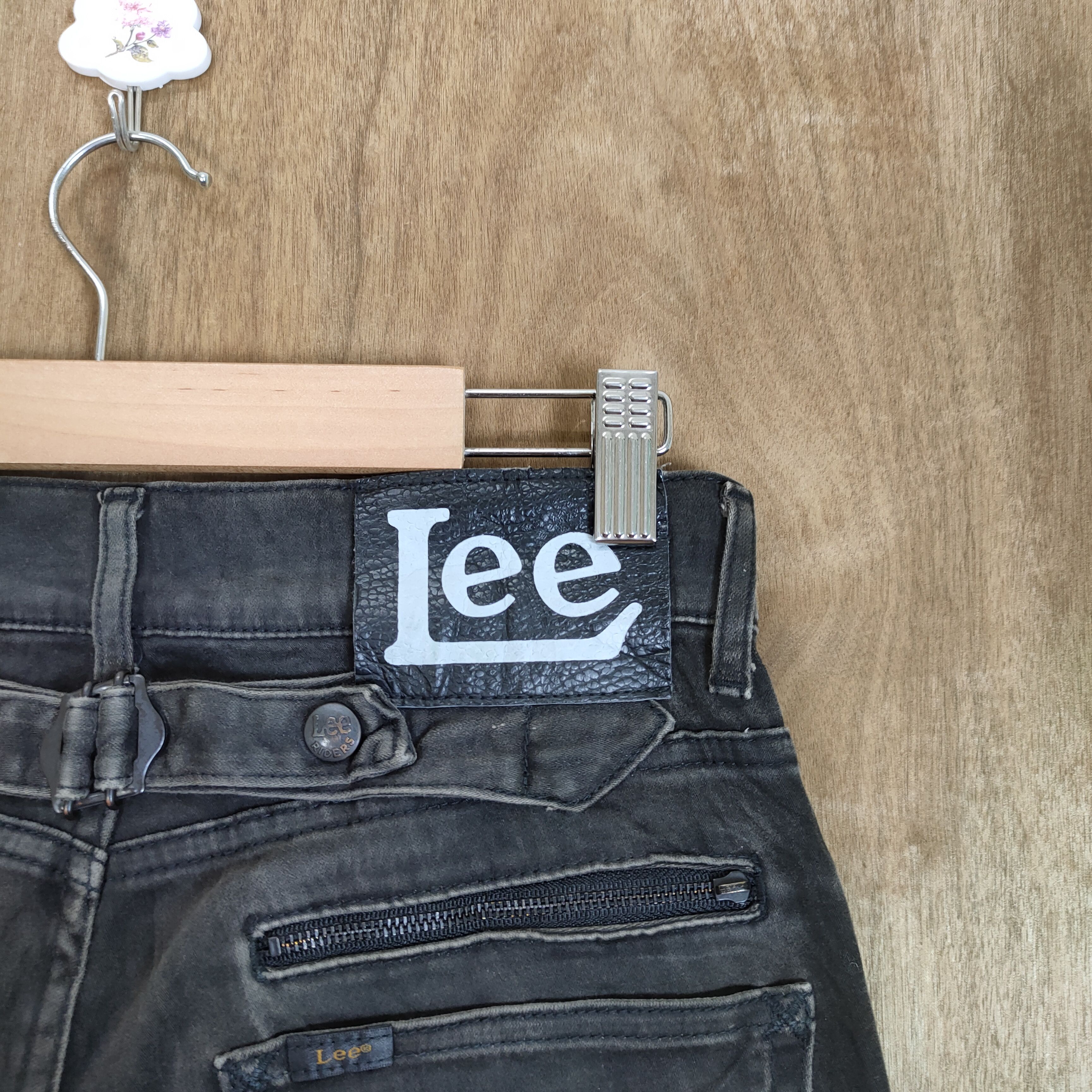 Lee #R2 LEE BLACK MULTIPOCKET CARGO PANTS Size US 27 - 10 Thumbnail