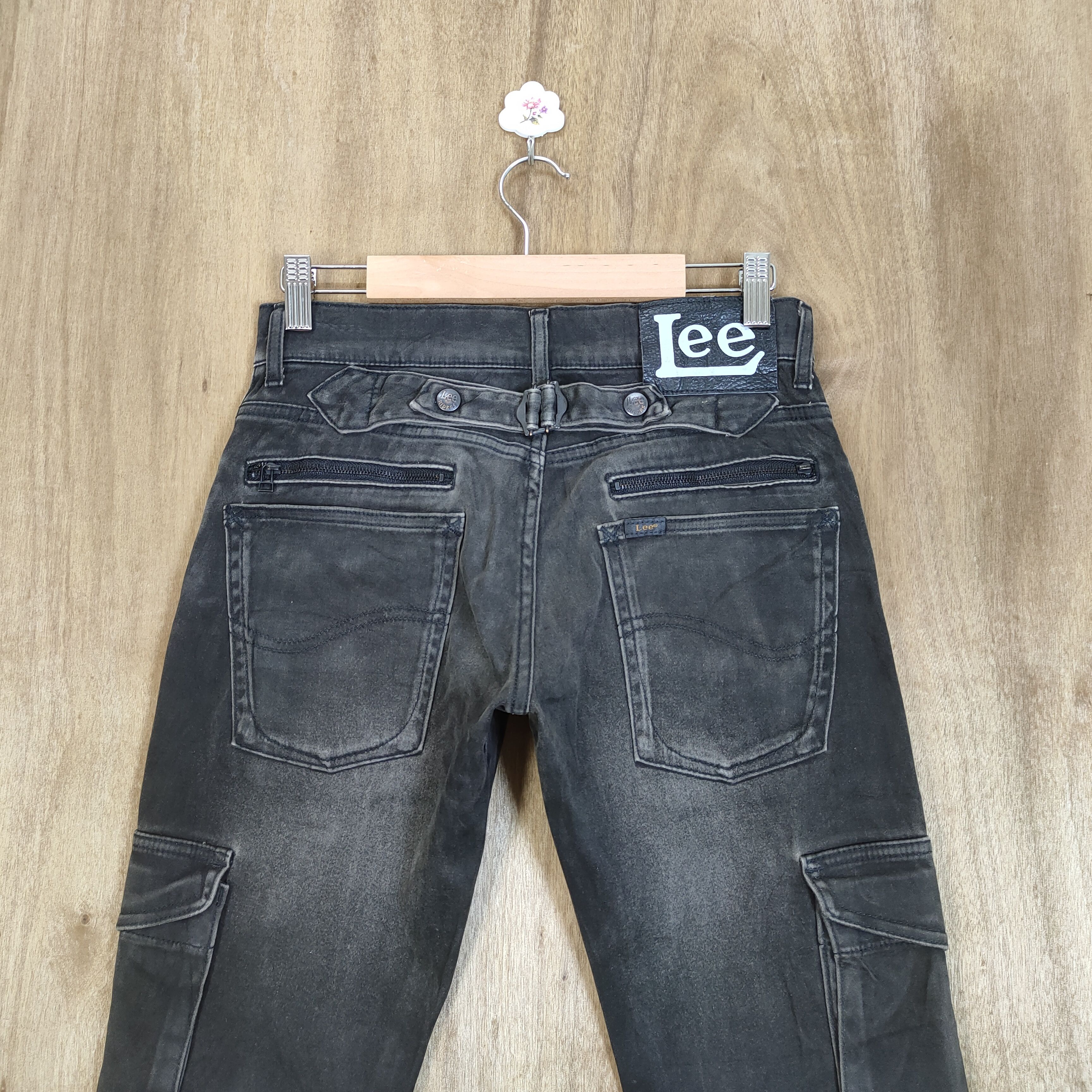 Lee #R2 LEE BLACK MULTIPOCKET CARGO PANTS Size US 27 - 8 Thumbnail