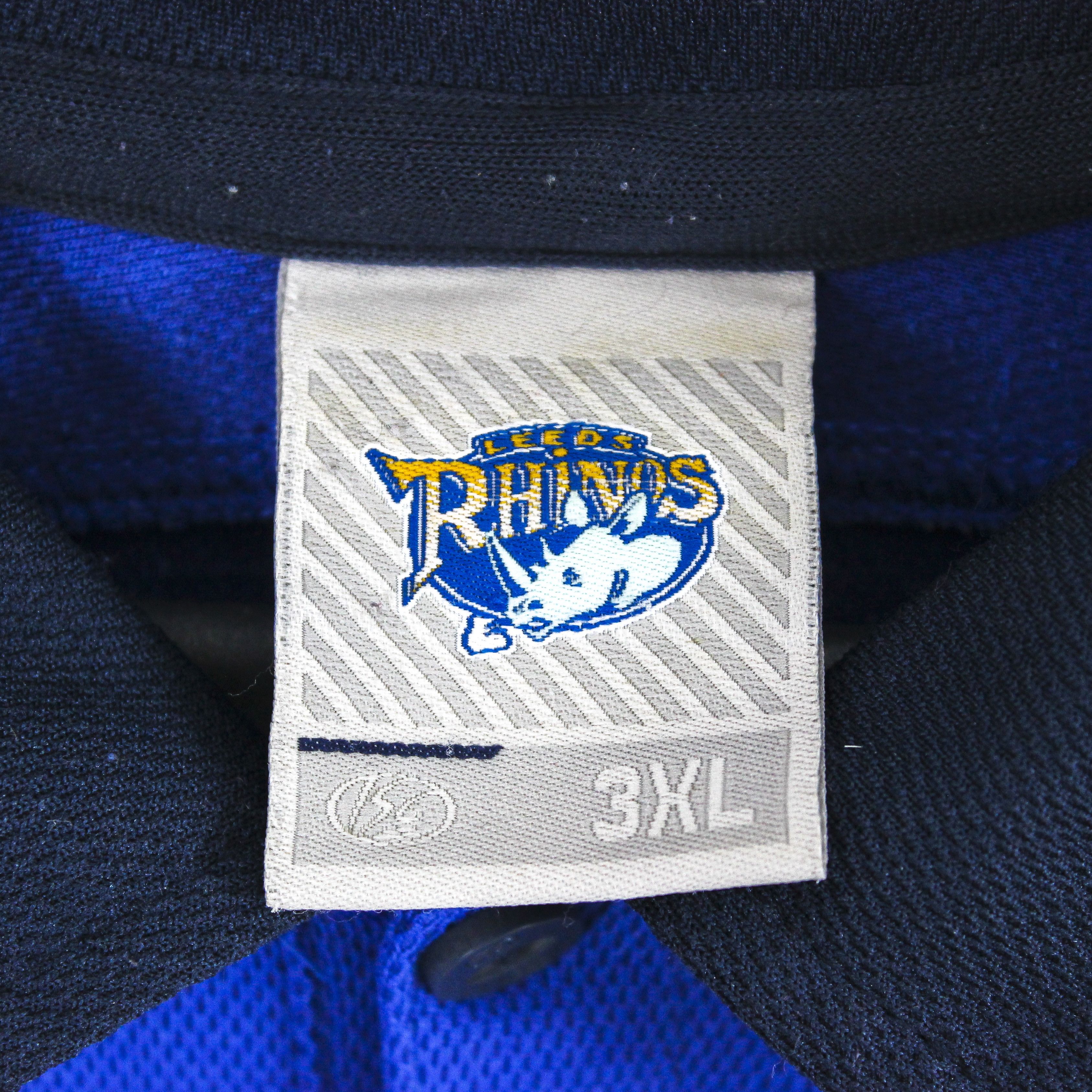 Other × Vintage Leeds Rhinos Mens 3XL ISC Rugby League Polo Shirt Jersey Kit Size US XXL / EU 58 / 5 - 5 Thumbnail