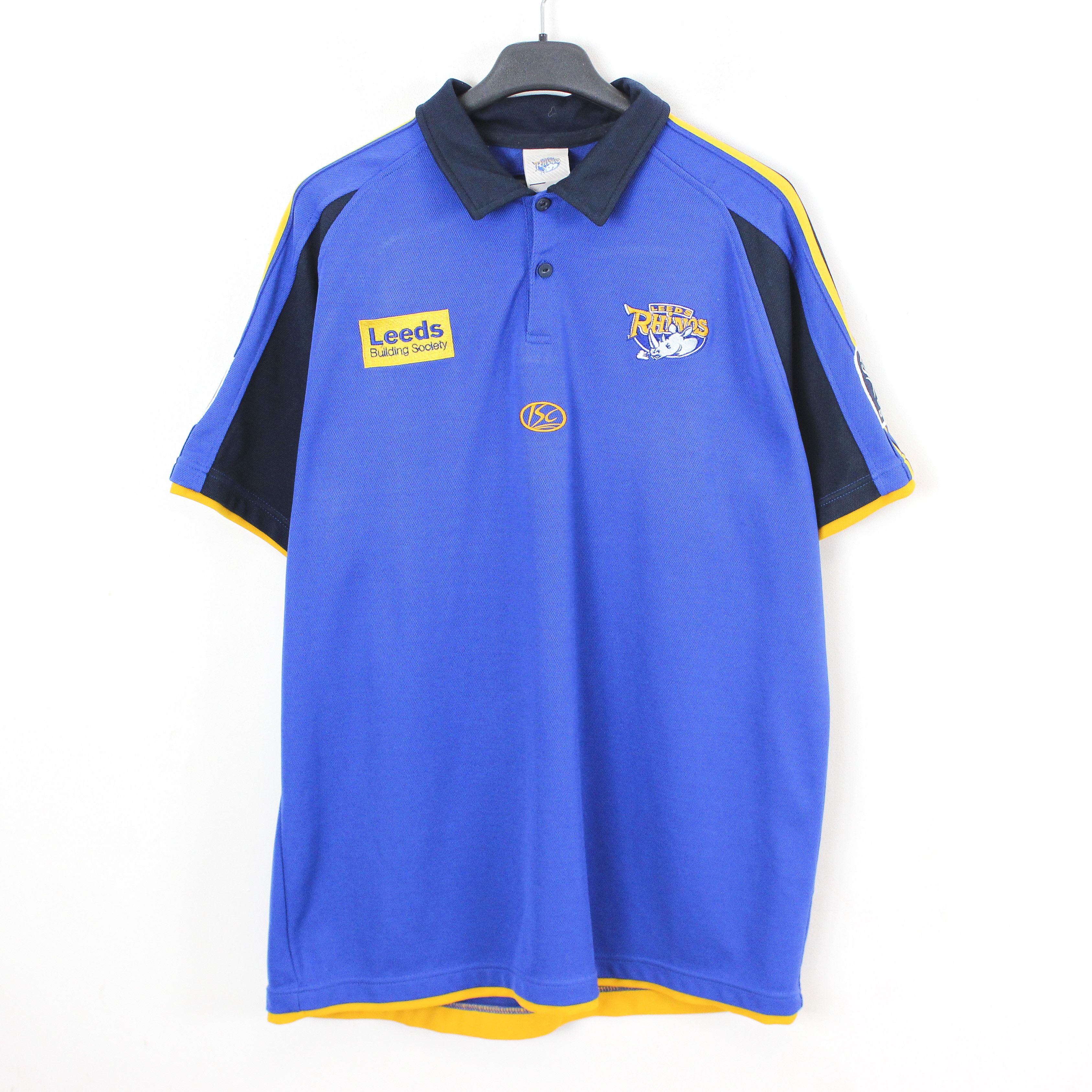 Other × Vintage Leeds Rhinos Mens 3XL ISC Rugby League Polo Shirt Jersey Kit Size US XXL / EU 58 / 5 - 1 Thumbnail