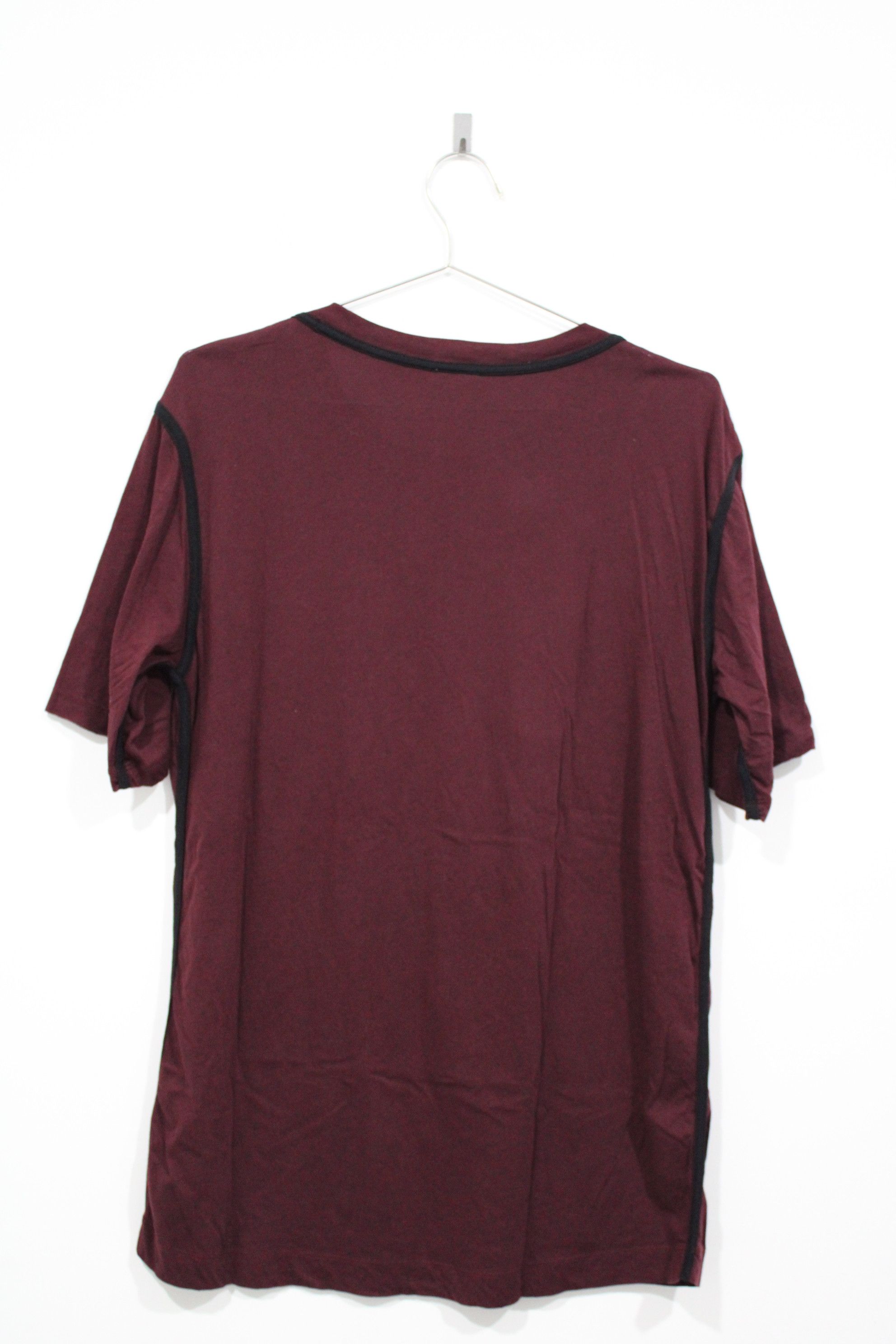 Dries Van Noten Dries Van Noten Maroon Tee Size US L / EU 52-54 / 3 - 3 Thumbnail