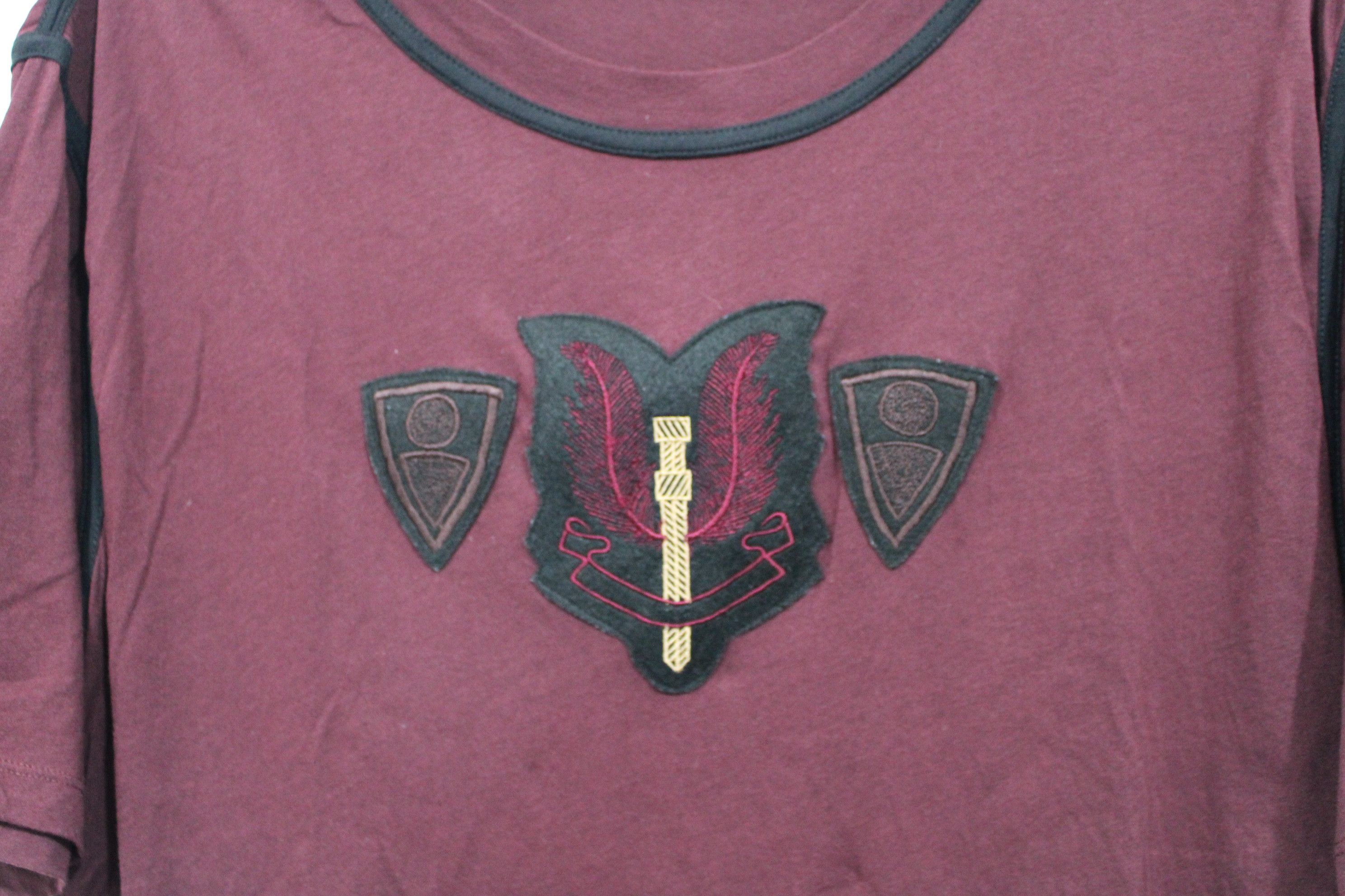 Dries Van Noten Dries Van Noten Maroon Tee Size US L / EU 52-54 / 3 - 2 Thumbnail
