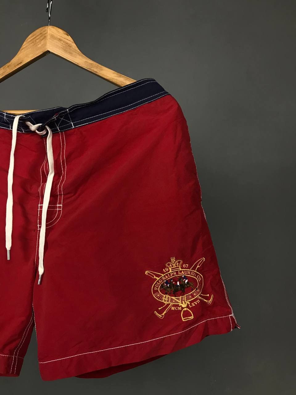 Polo Ralph Lauren × Vintage Polo Ralph Lauren luxury vintage red shorts Size US 34 / EU 50 - 2 Thumbnail